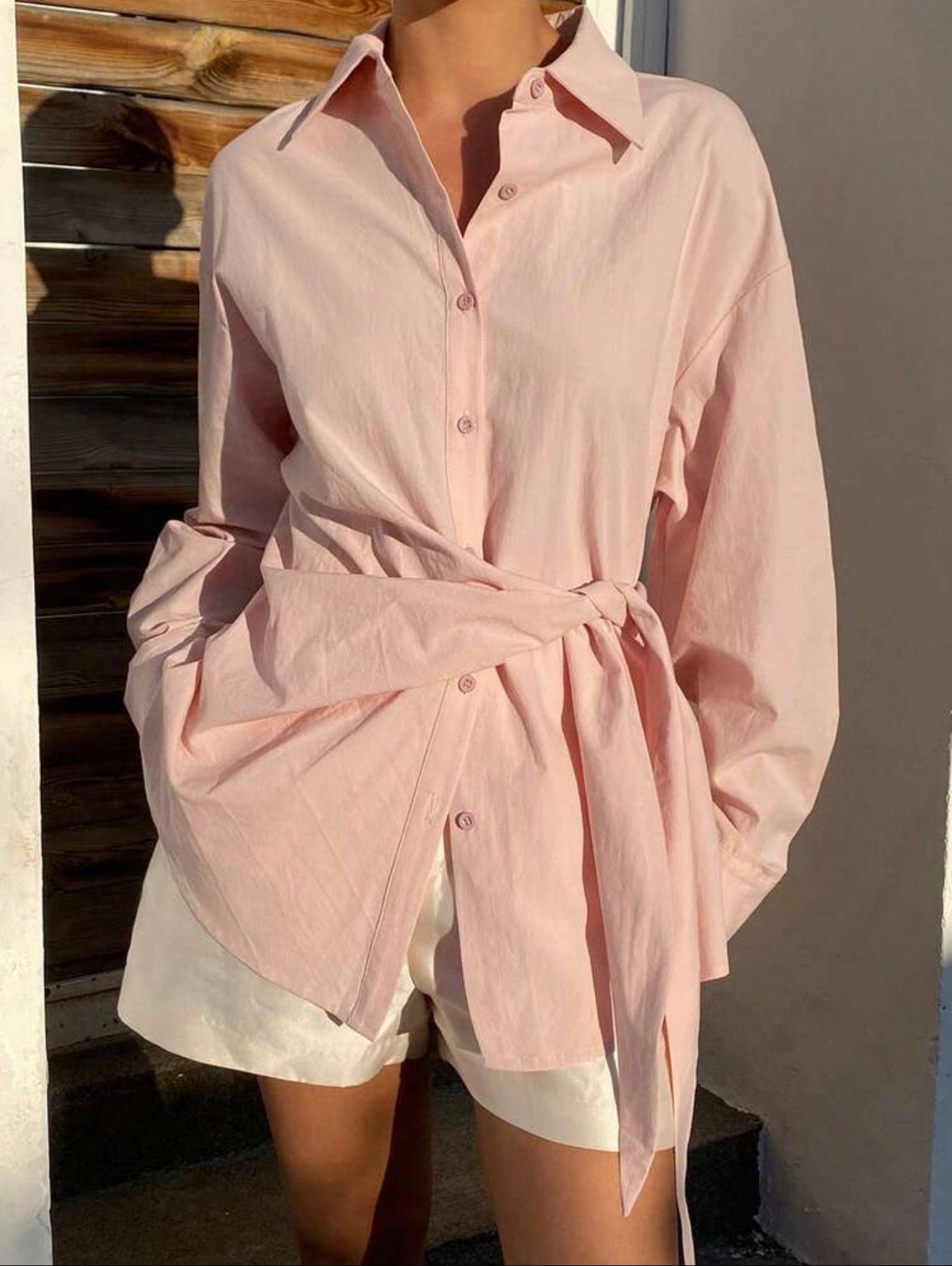 Wrap-Tie Shirt