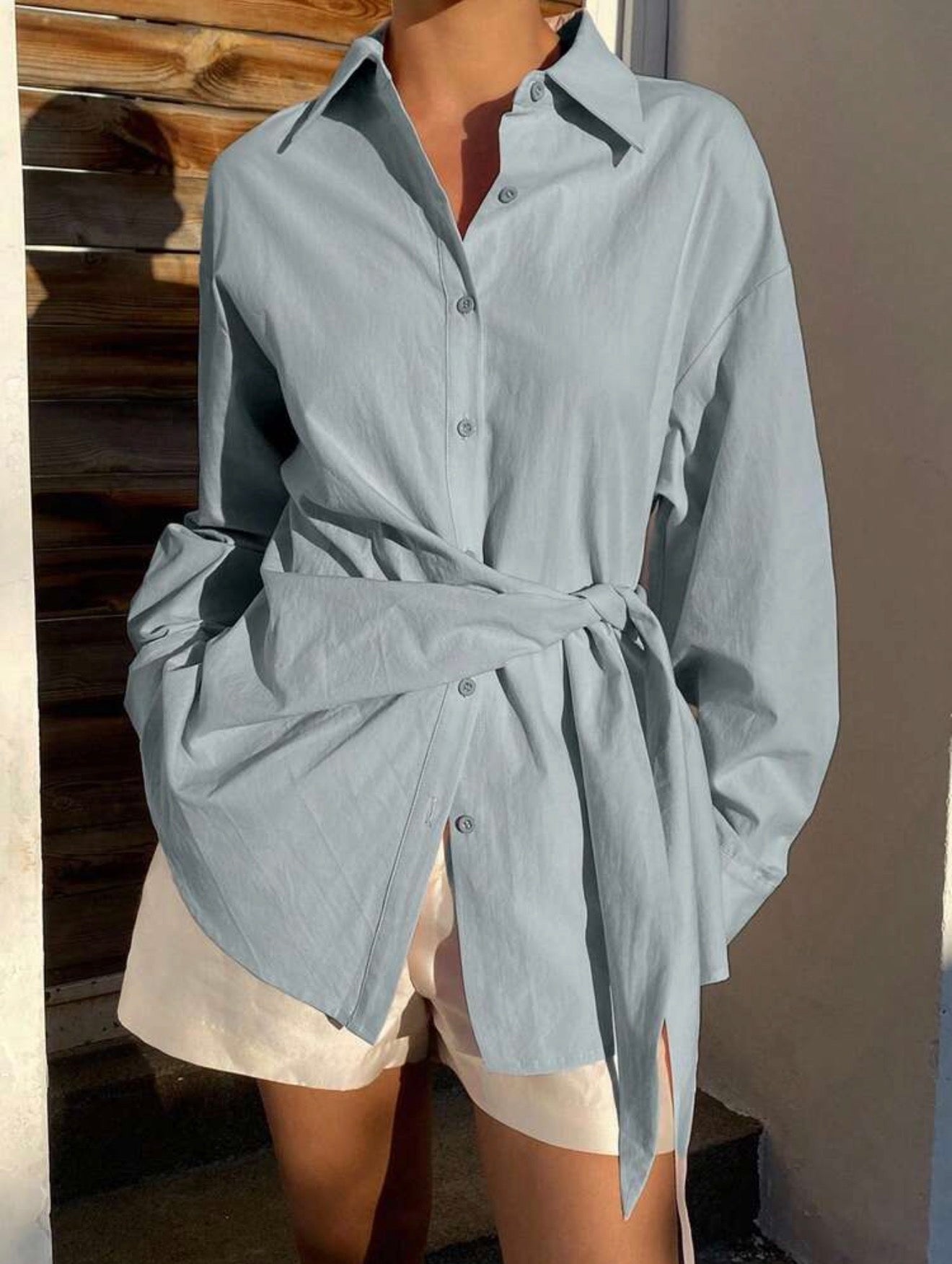Wrap-Tie Shirt