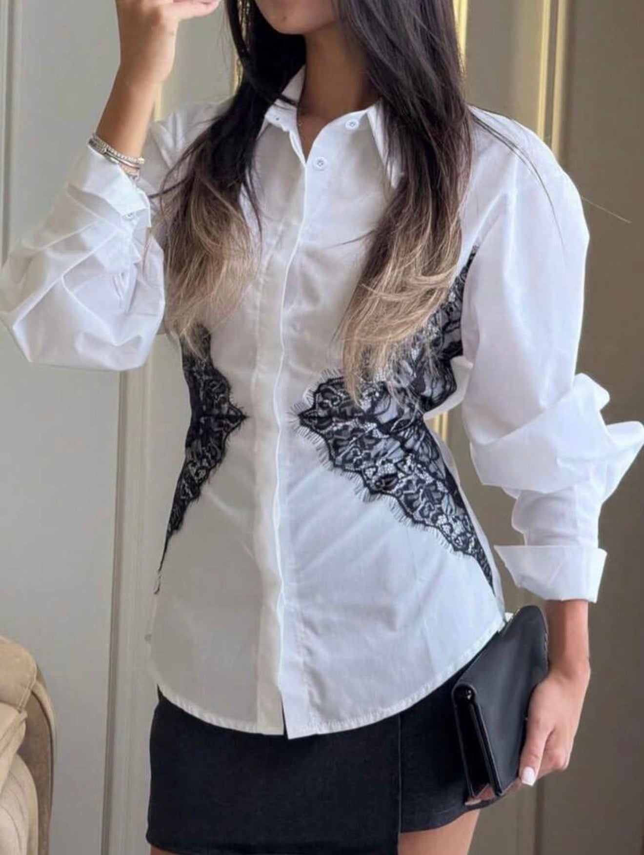 Lace Contour Shirt