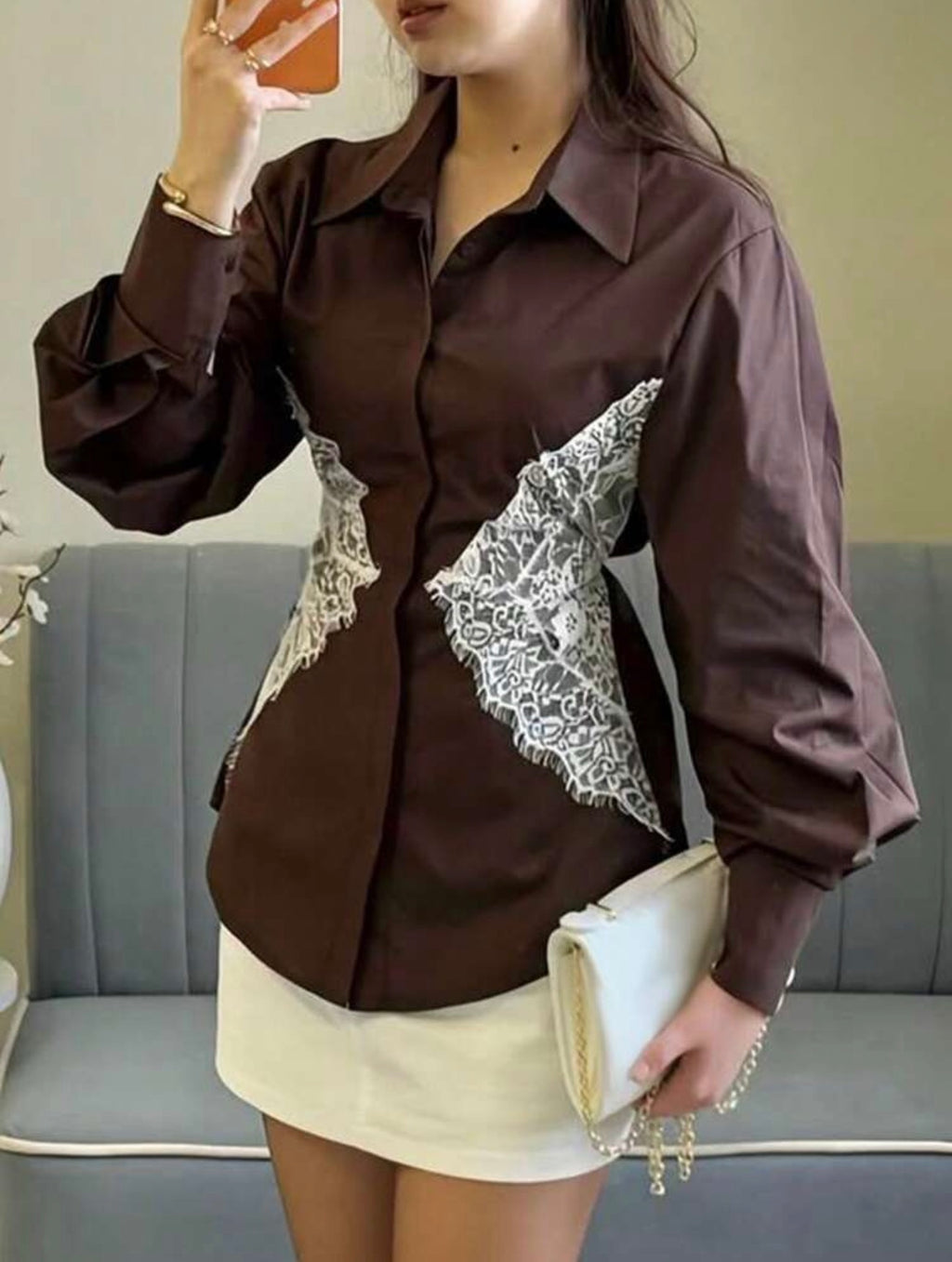 Lace Contour Shirt