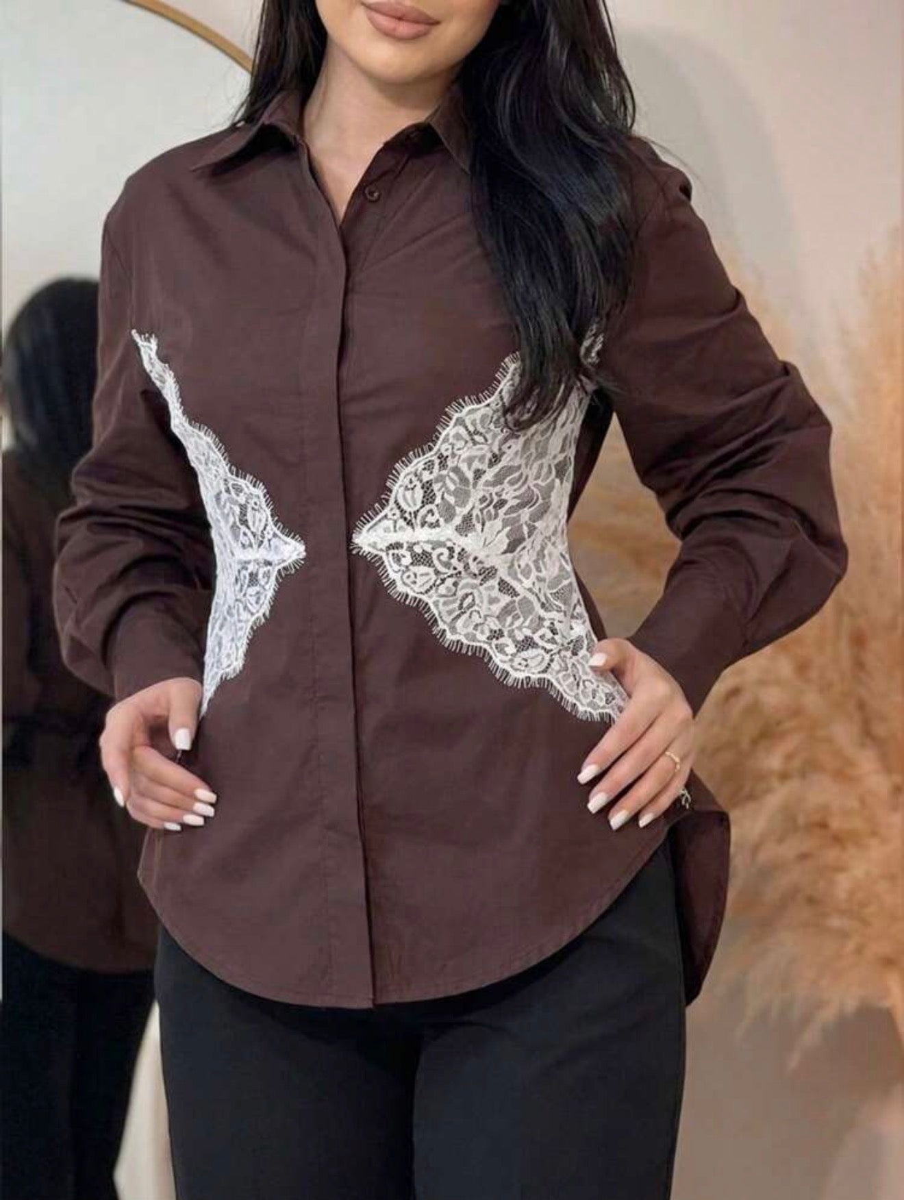 Lace Contour Shirt