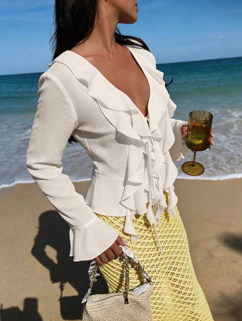 Tiered Frill Blouse