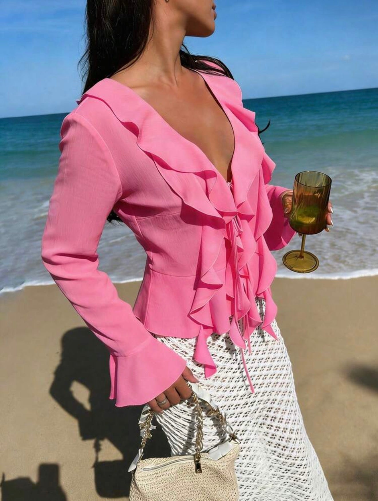 Tiered Frill Blouse