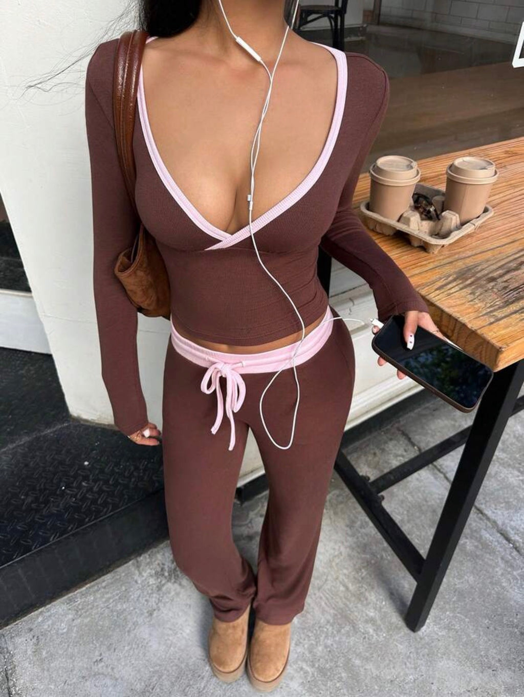 Contrast Trim Co-Ord Set