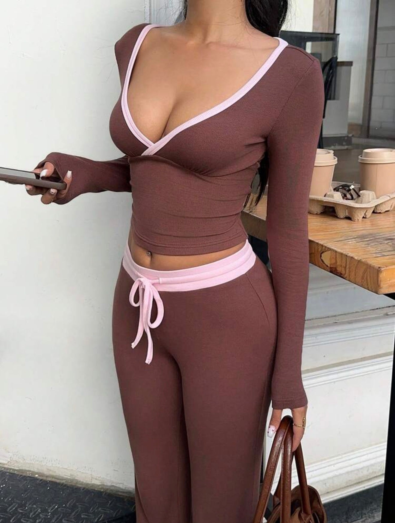 Contrast Trim Co-Ord Set
