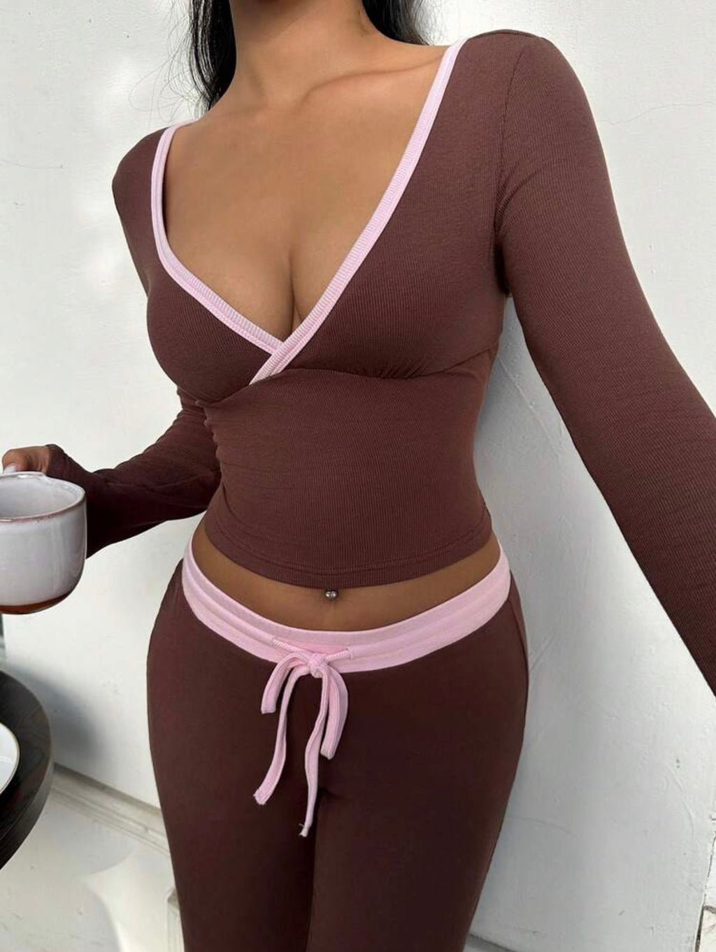 Contrast Trim Co-Ord Set