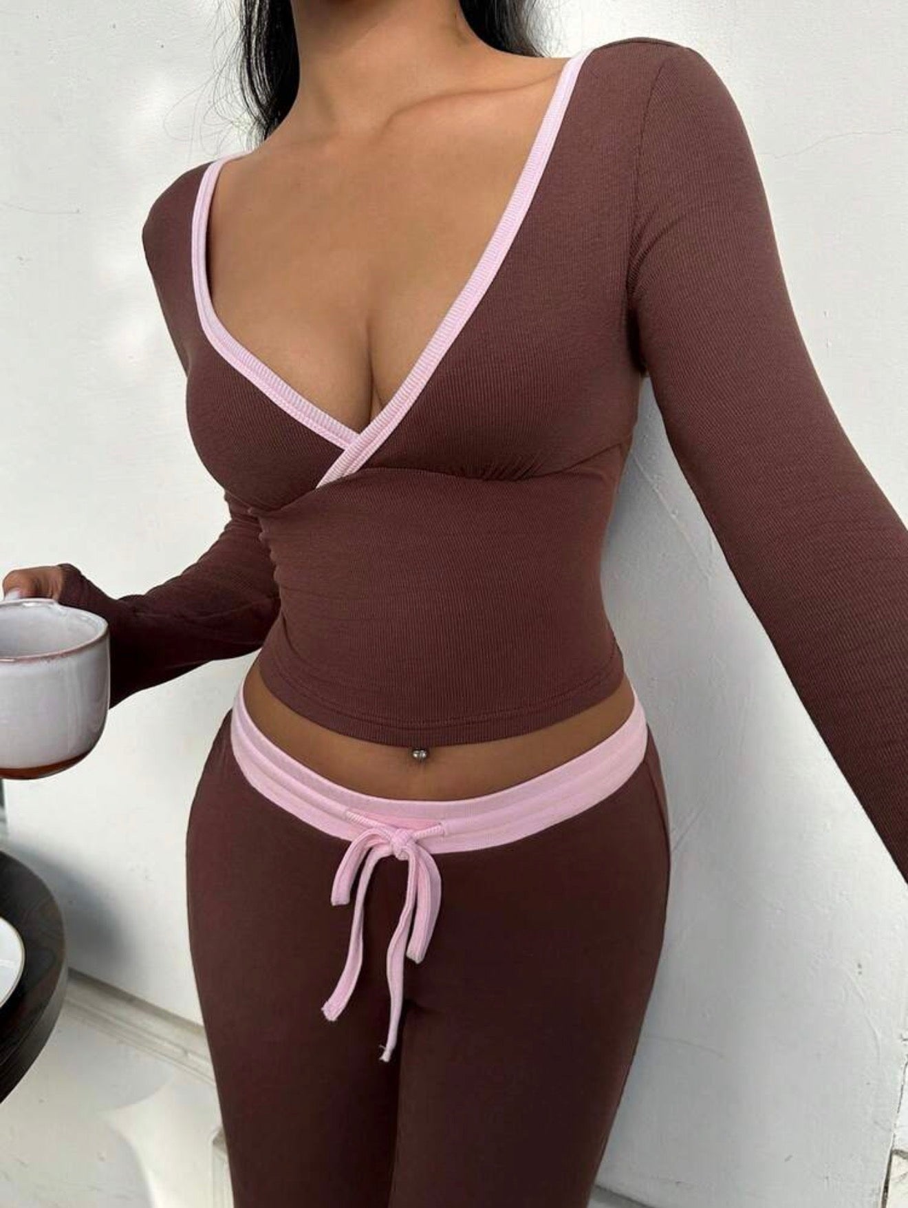 Contrast Trim Co-Ord Set