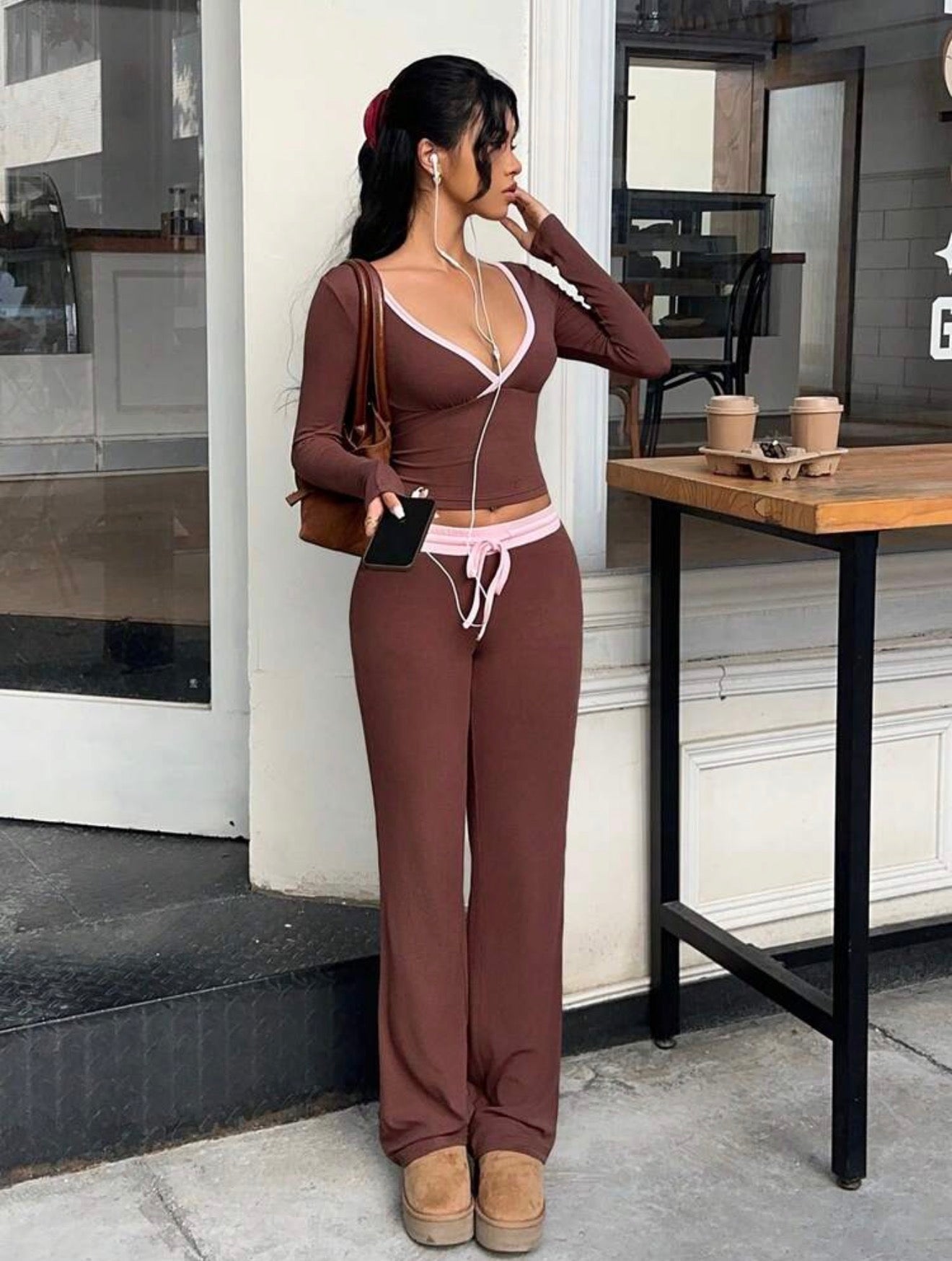 Contrast Trim Co-Ord Set