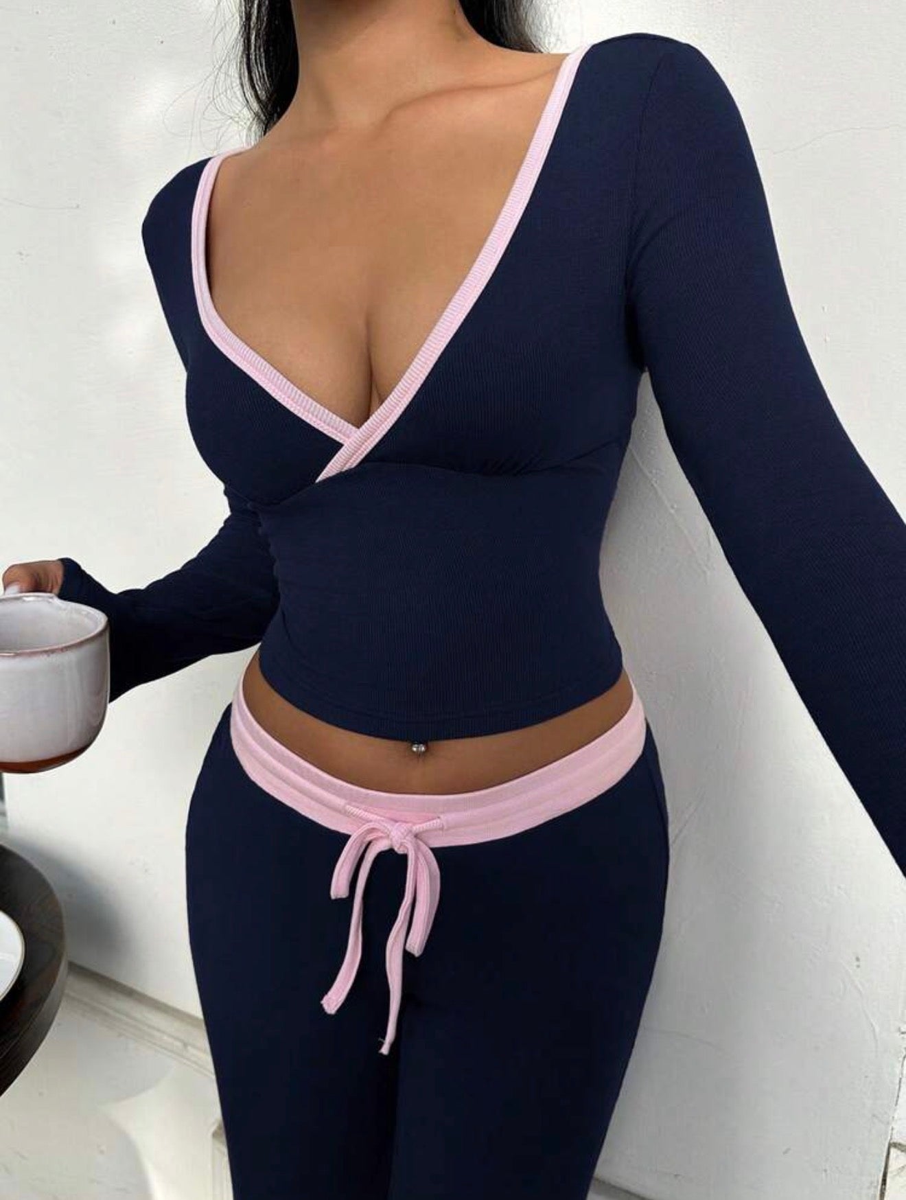 Contrast Trim Co-Ord Set