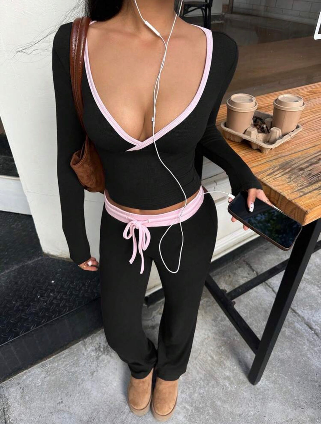 Contrast Trim Co-Ord Set