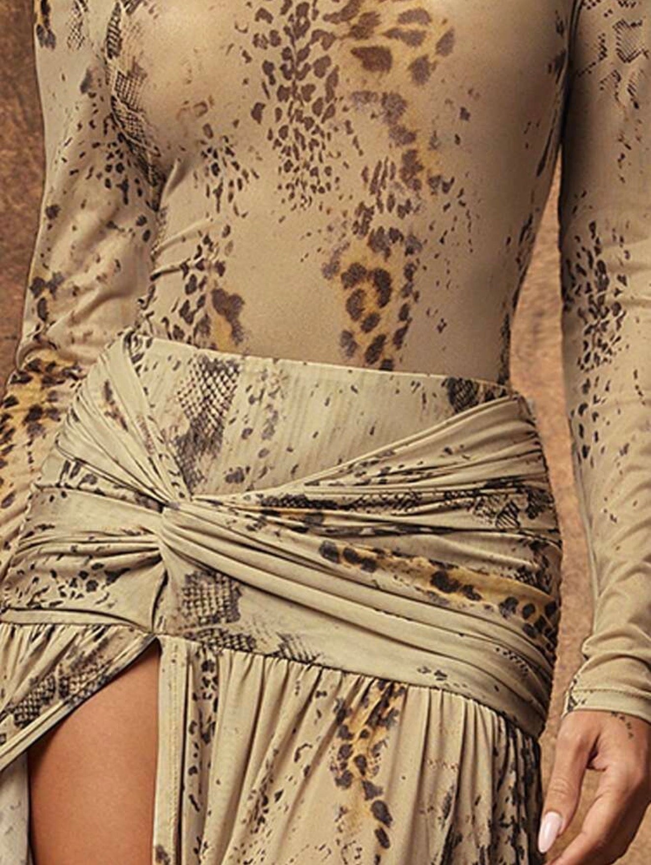 The Untamed Veil Gown