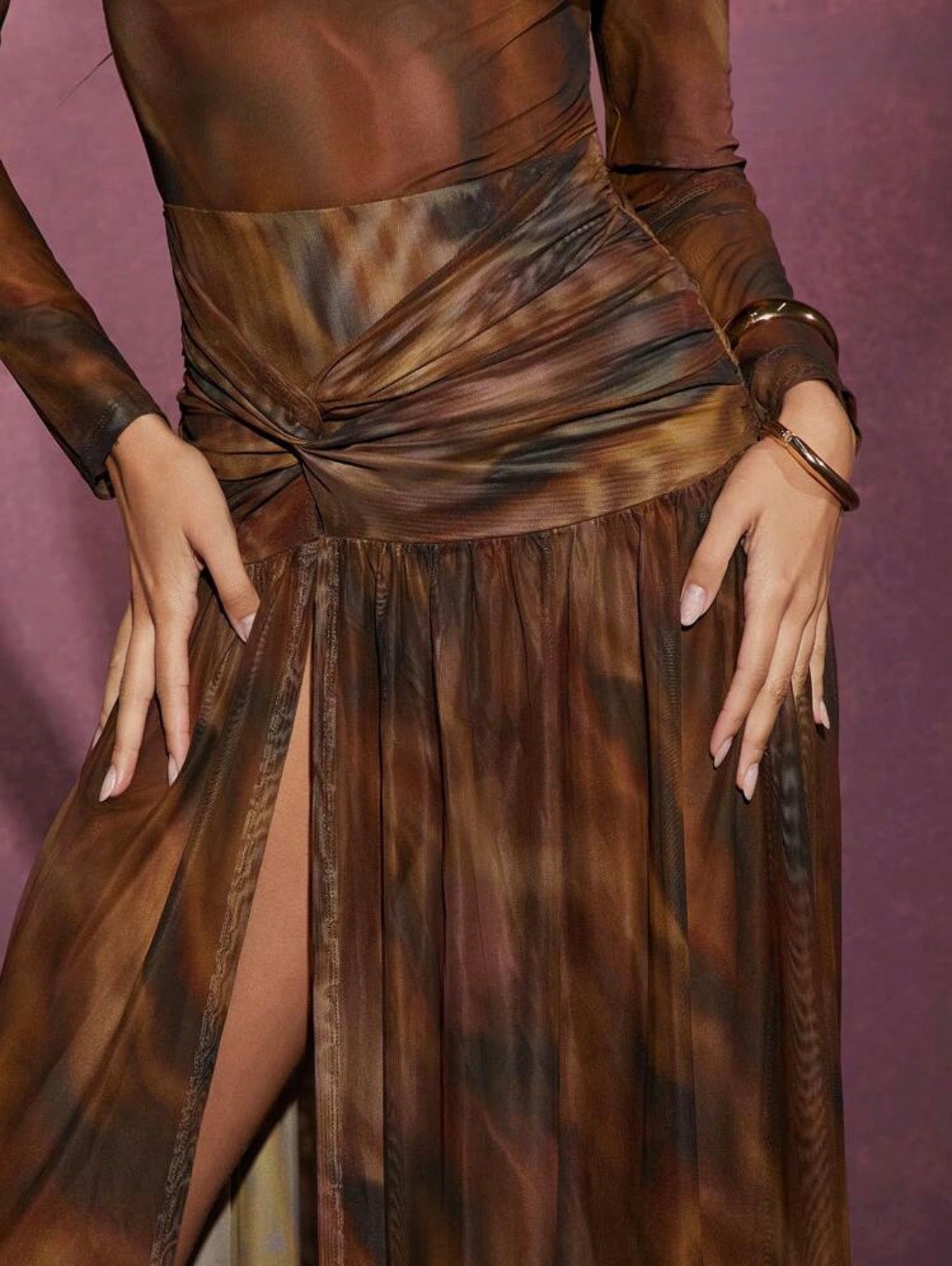 The Untamed Veil Gown