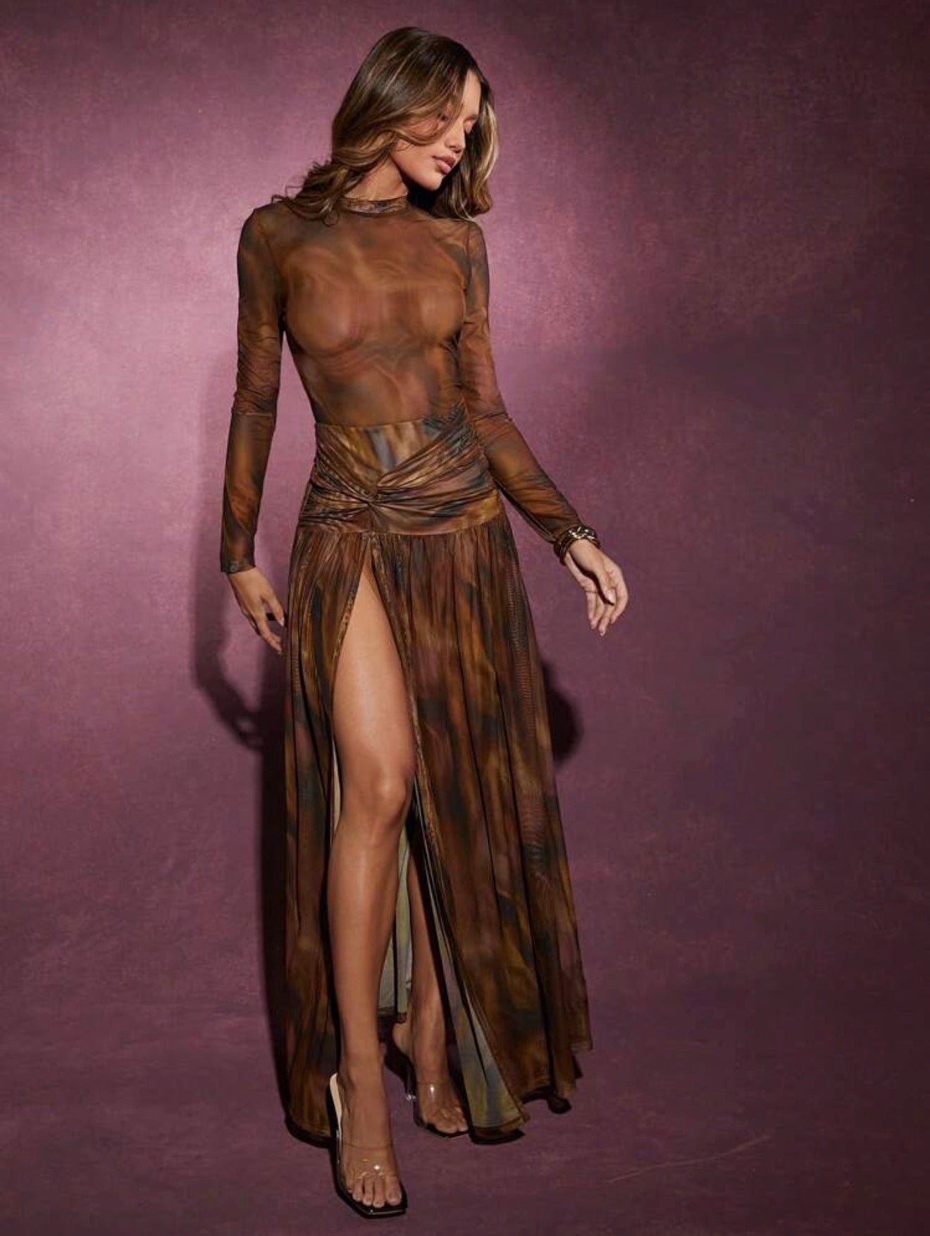 The Untamed Veil Gown