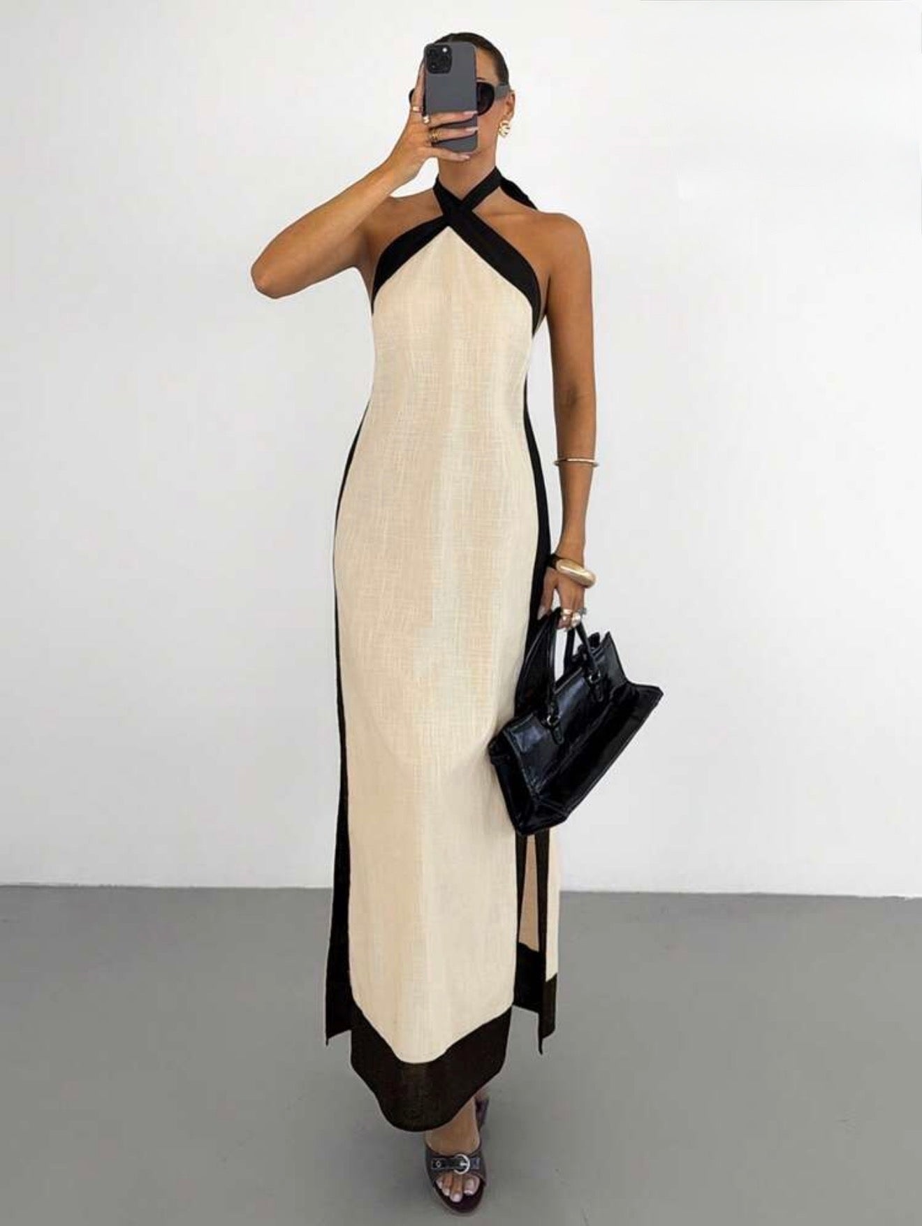 Crossline Maxi Dress