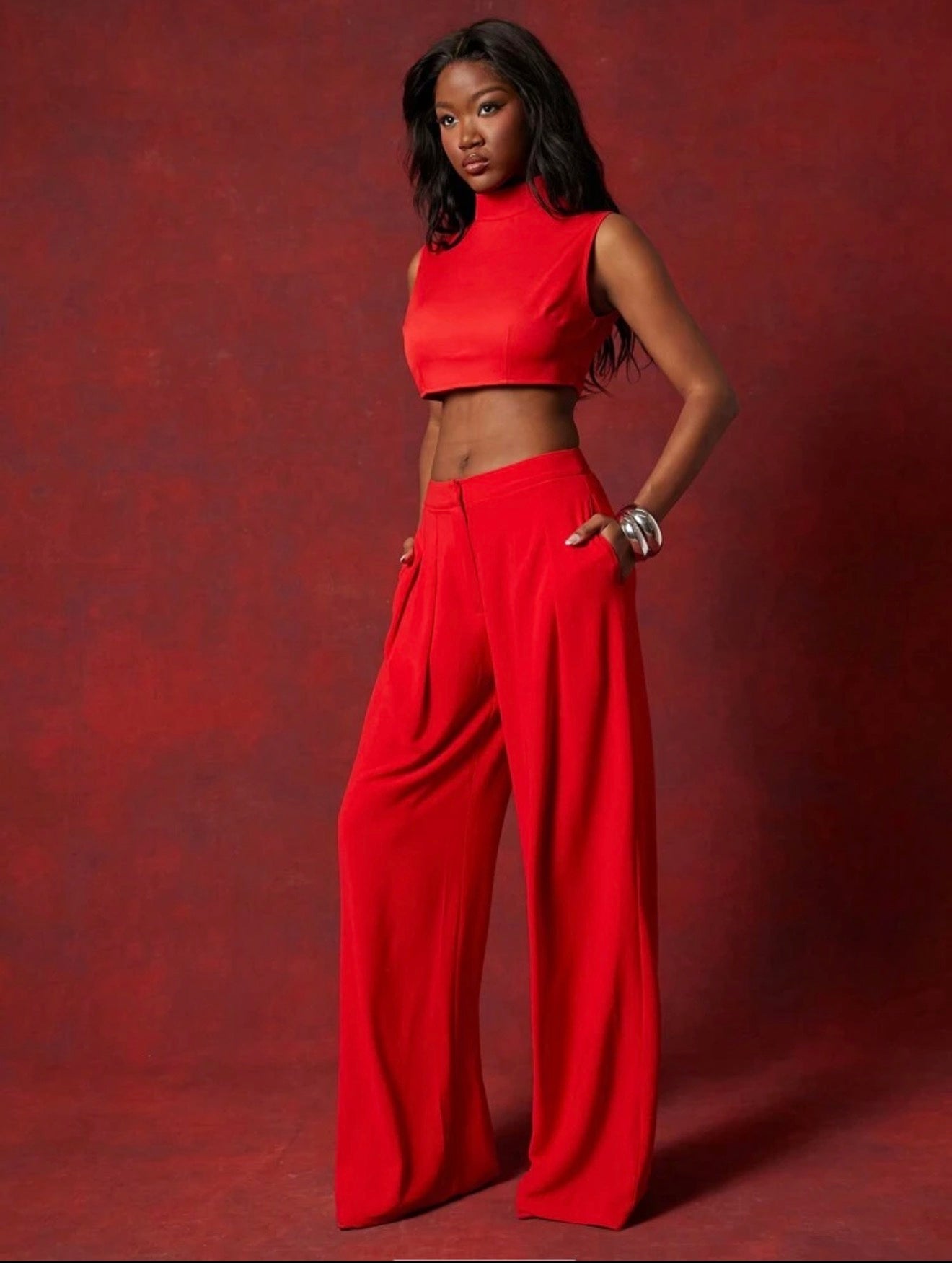 Scarlet Palazzo Pants