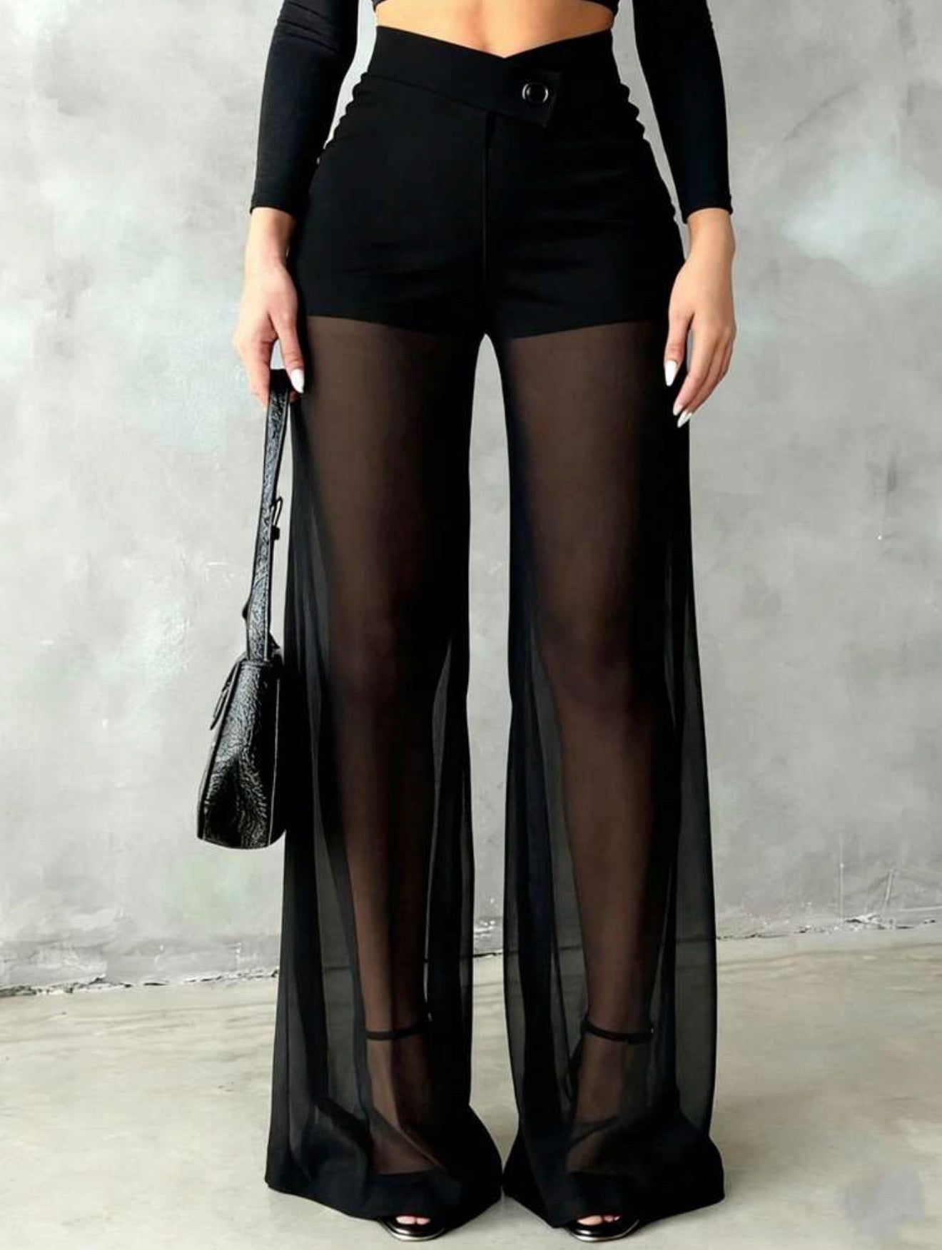 Noir illusion Pants