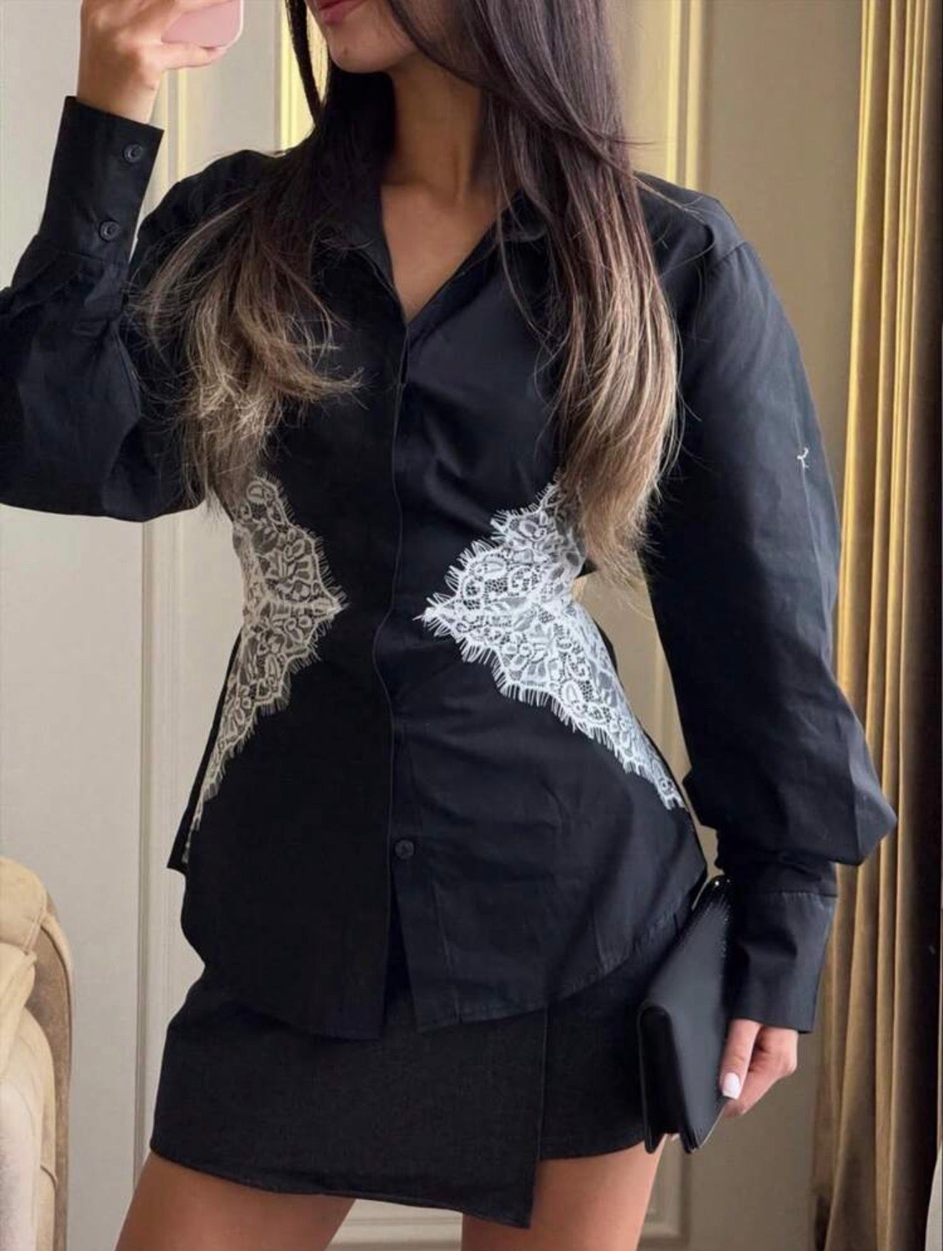 Lace Contour Shirt