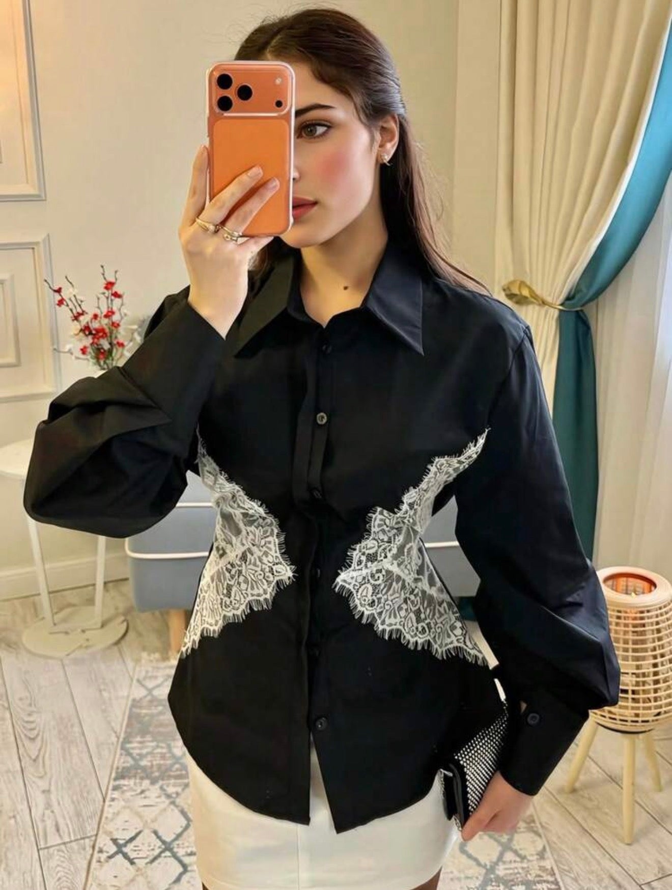 Lace Contour Shirt