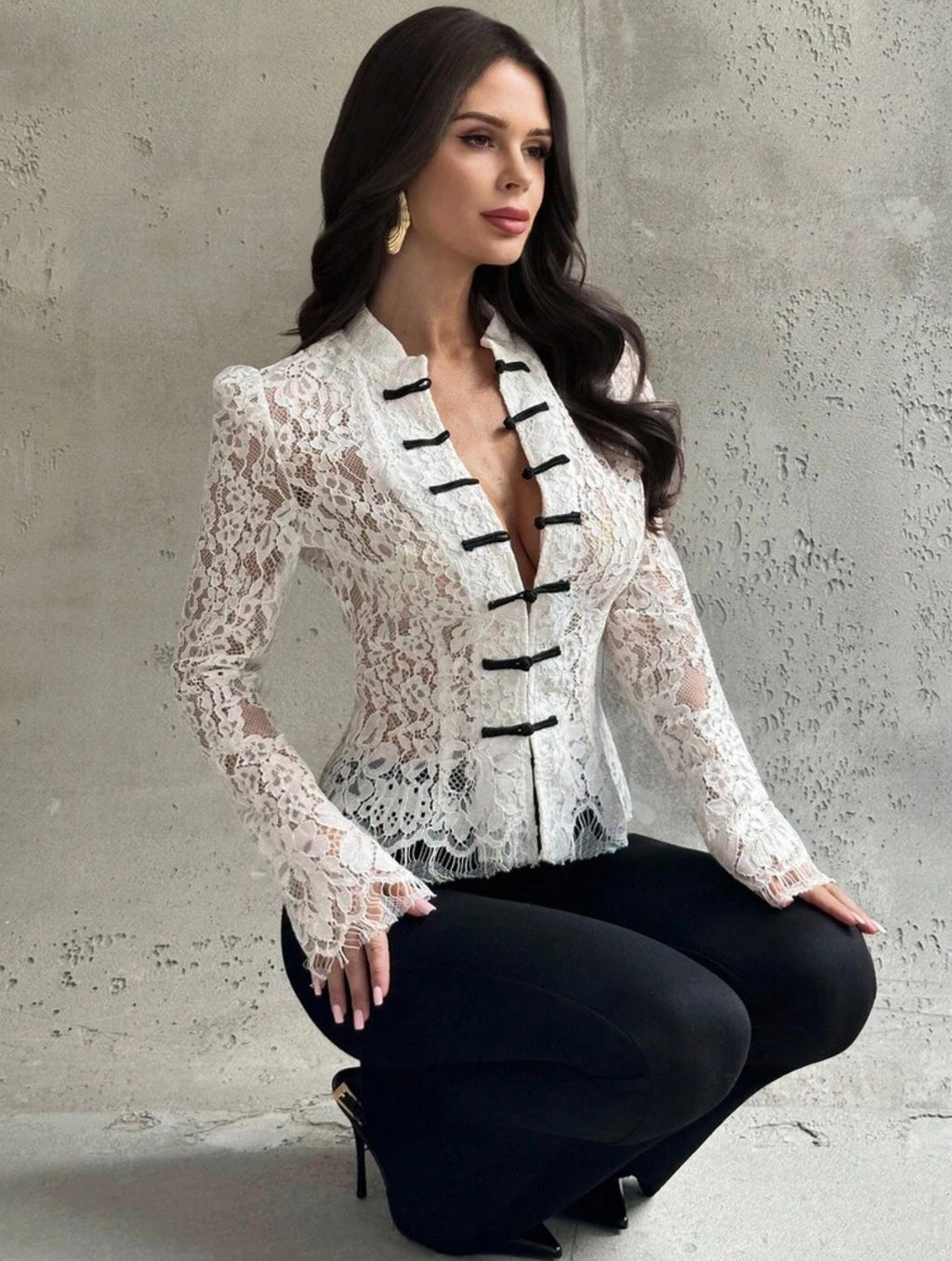 Lace Dynasty Top