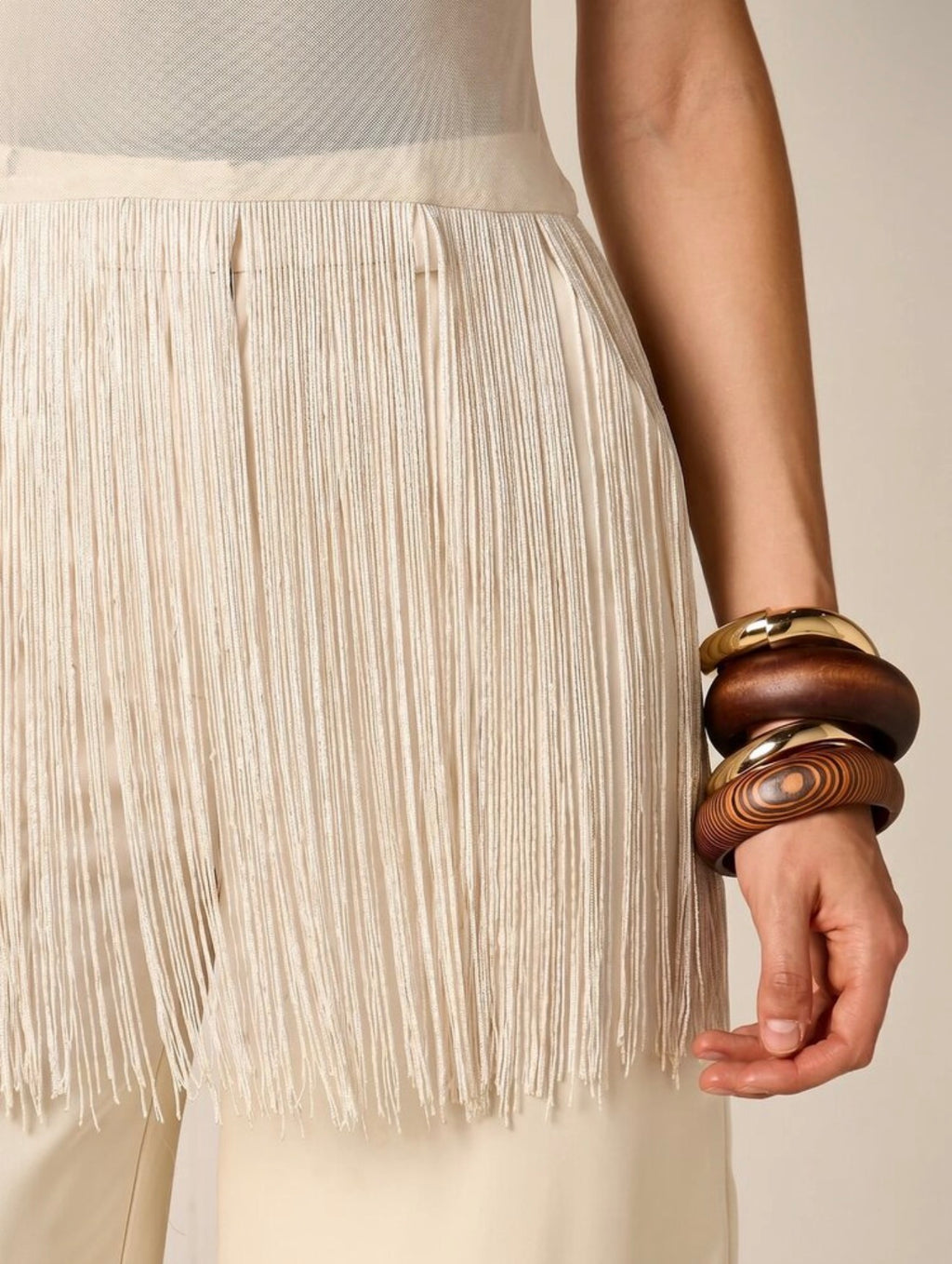 Midnight Fringe Top
