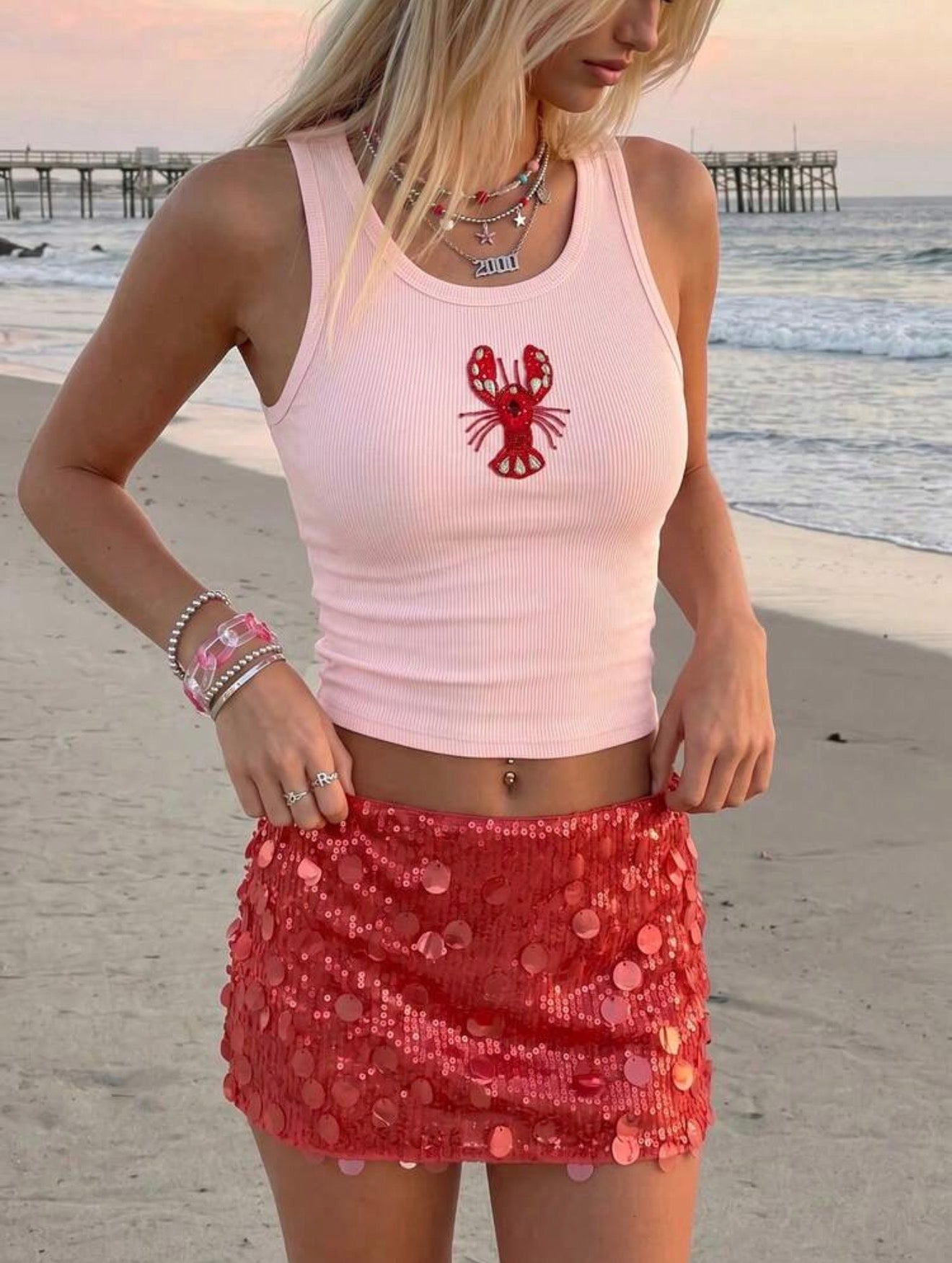 Lobster Ribbed Tank