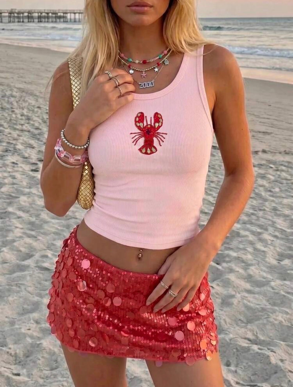 Lobster Ribbed Tank
