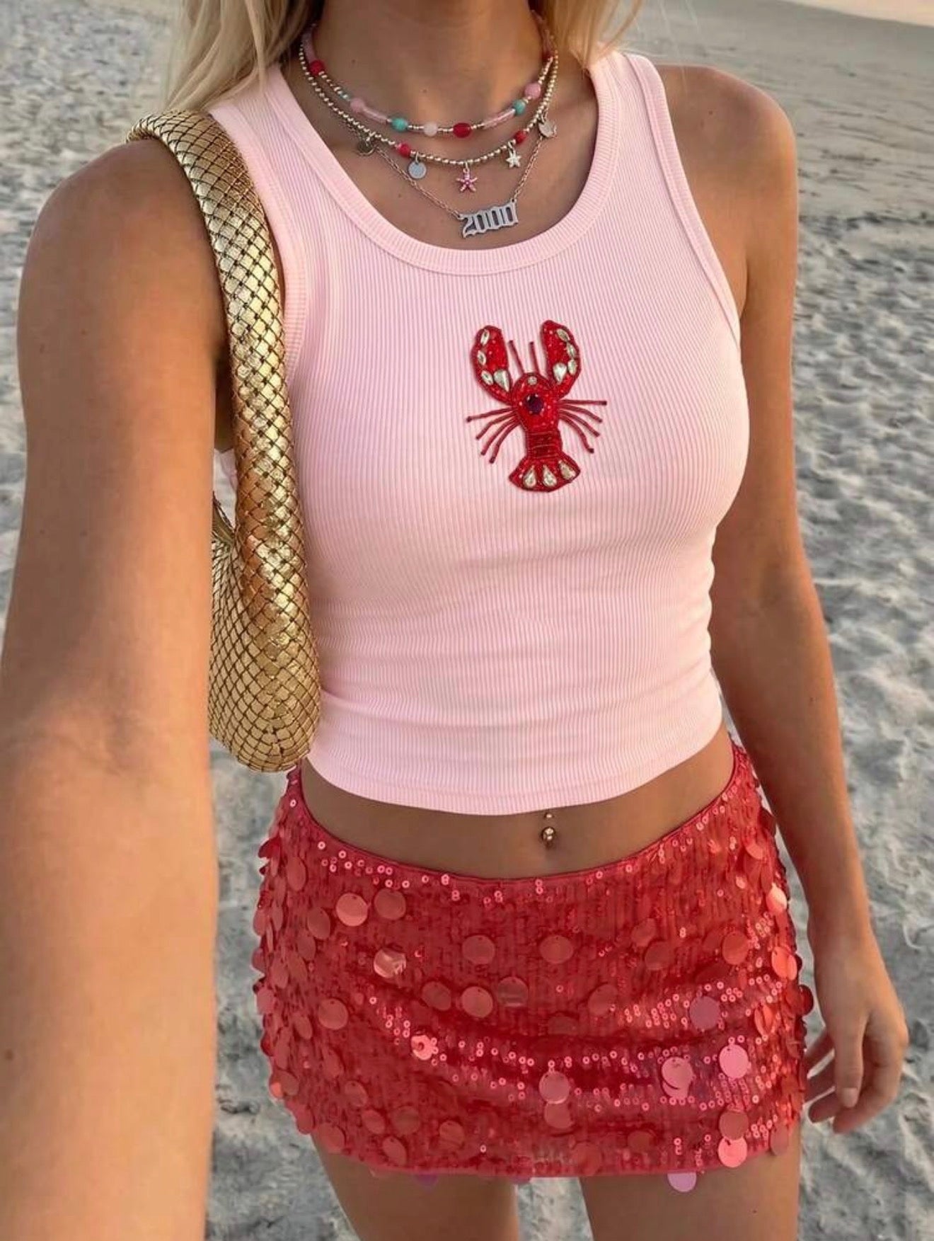 Lobster Ribbed Tank