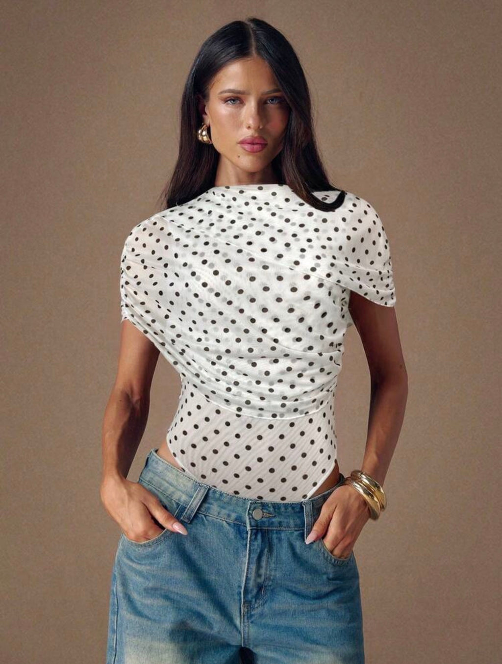Polka & Poise Bodysuit