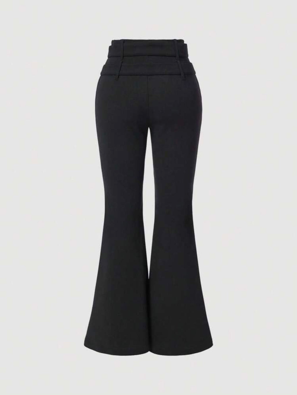 Midnight Buckle Flare Pants