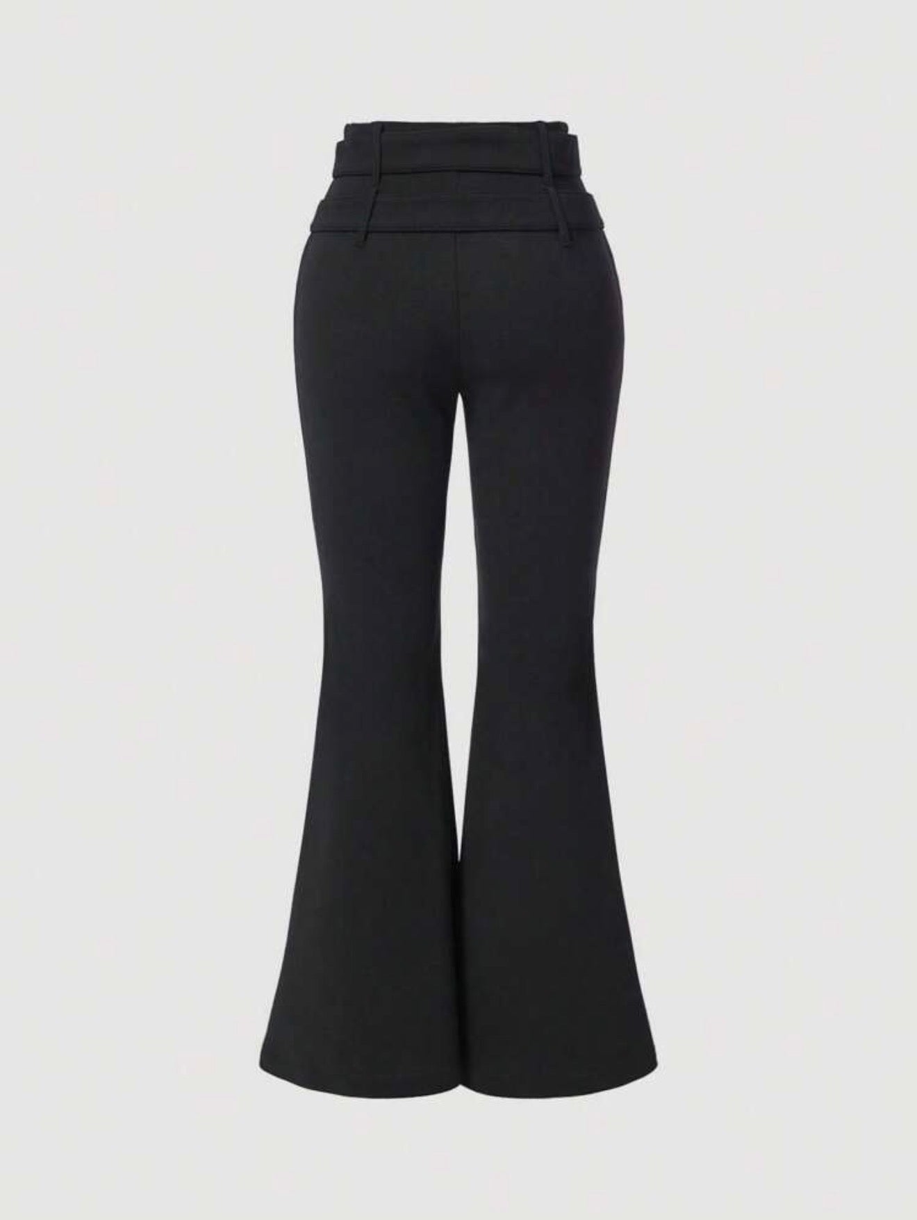 Midnight Buckle Flare Pants