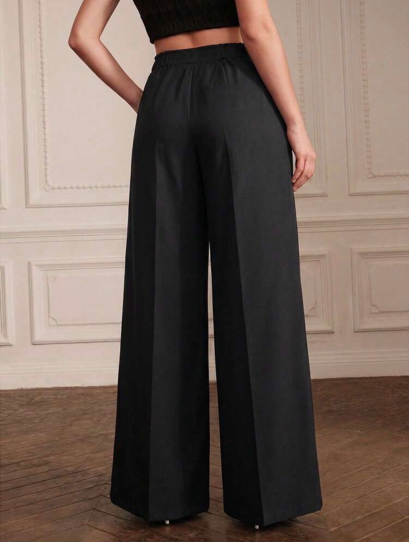 Noir Pleat Pants