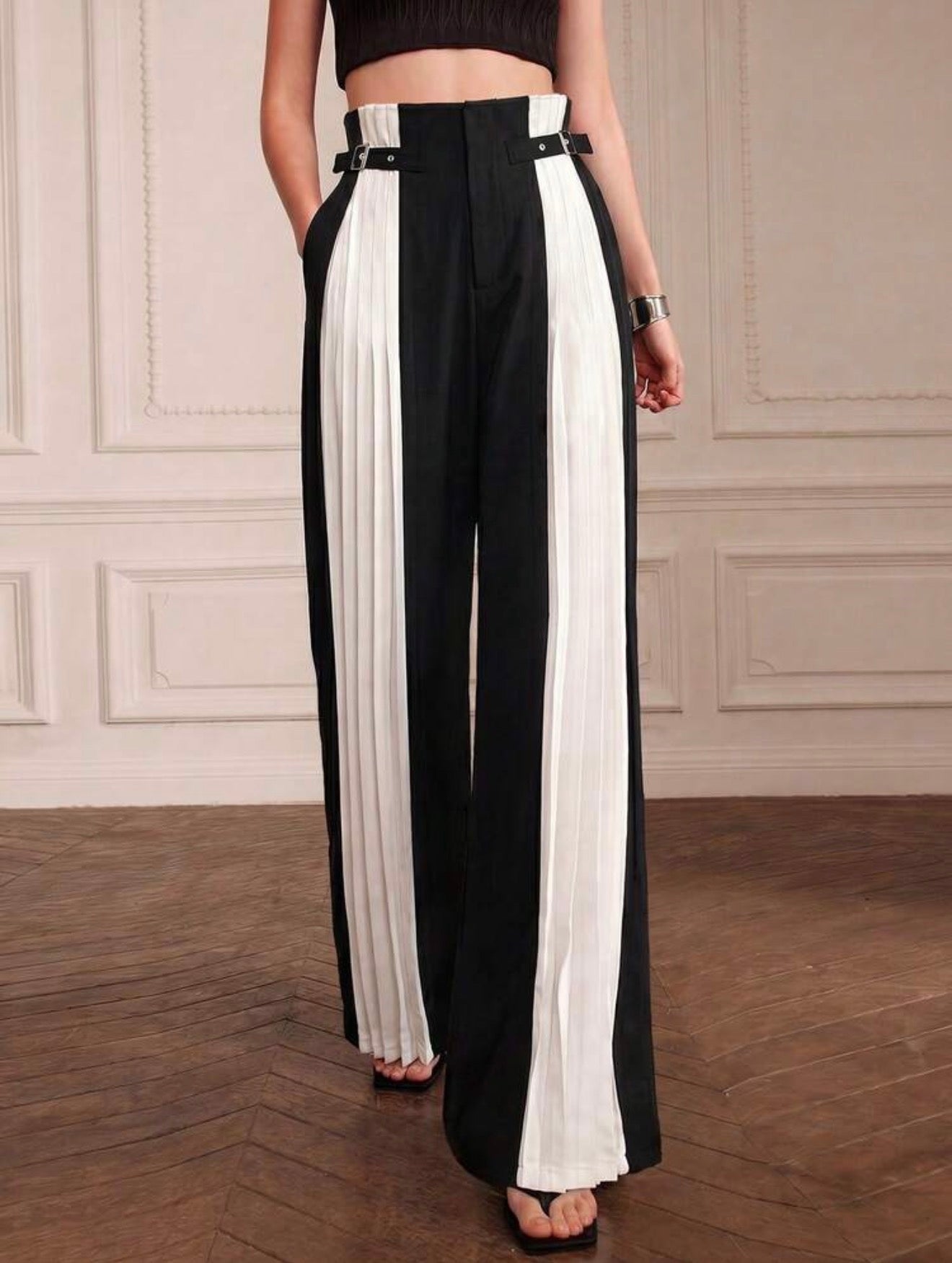 Noir Pleat Pants