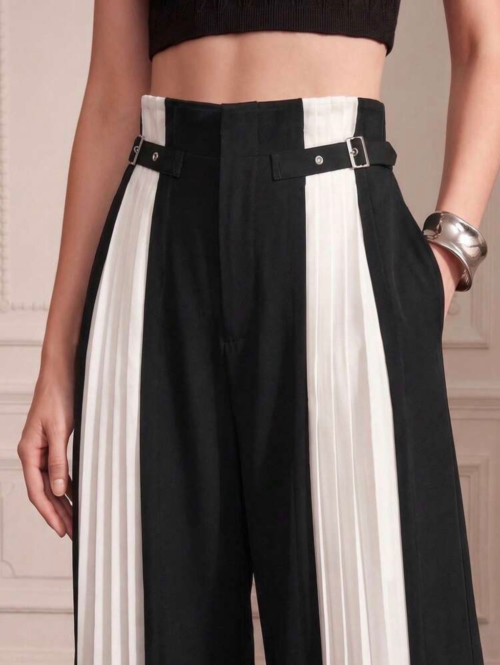Noir Pleat Pants