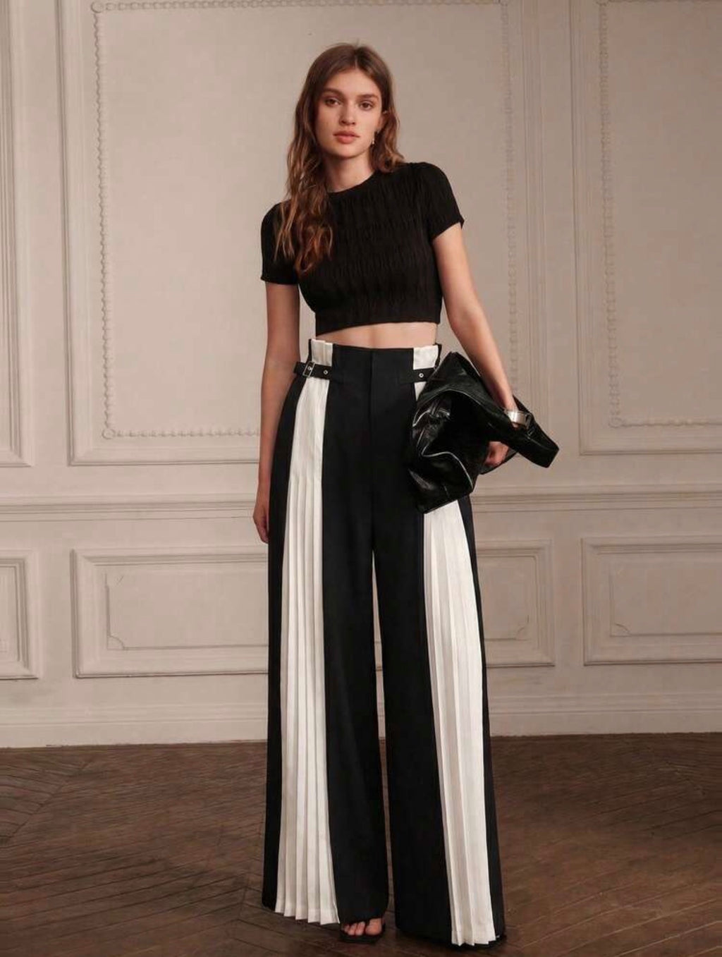 Noir Pleat Pants
