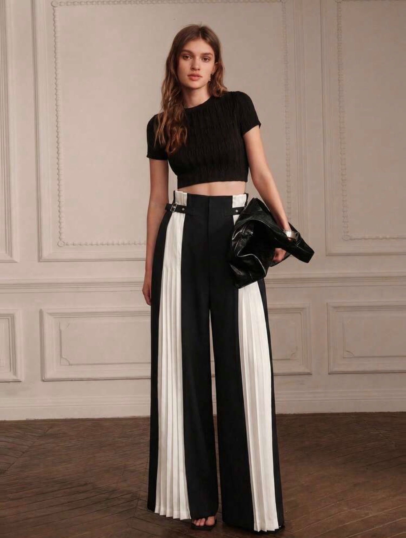 Noir Pleat Pants