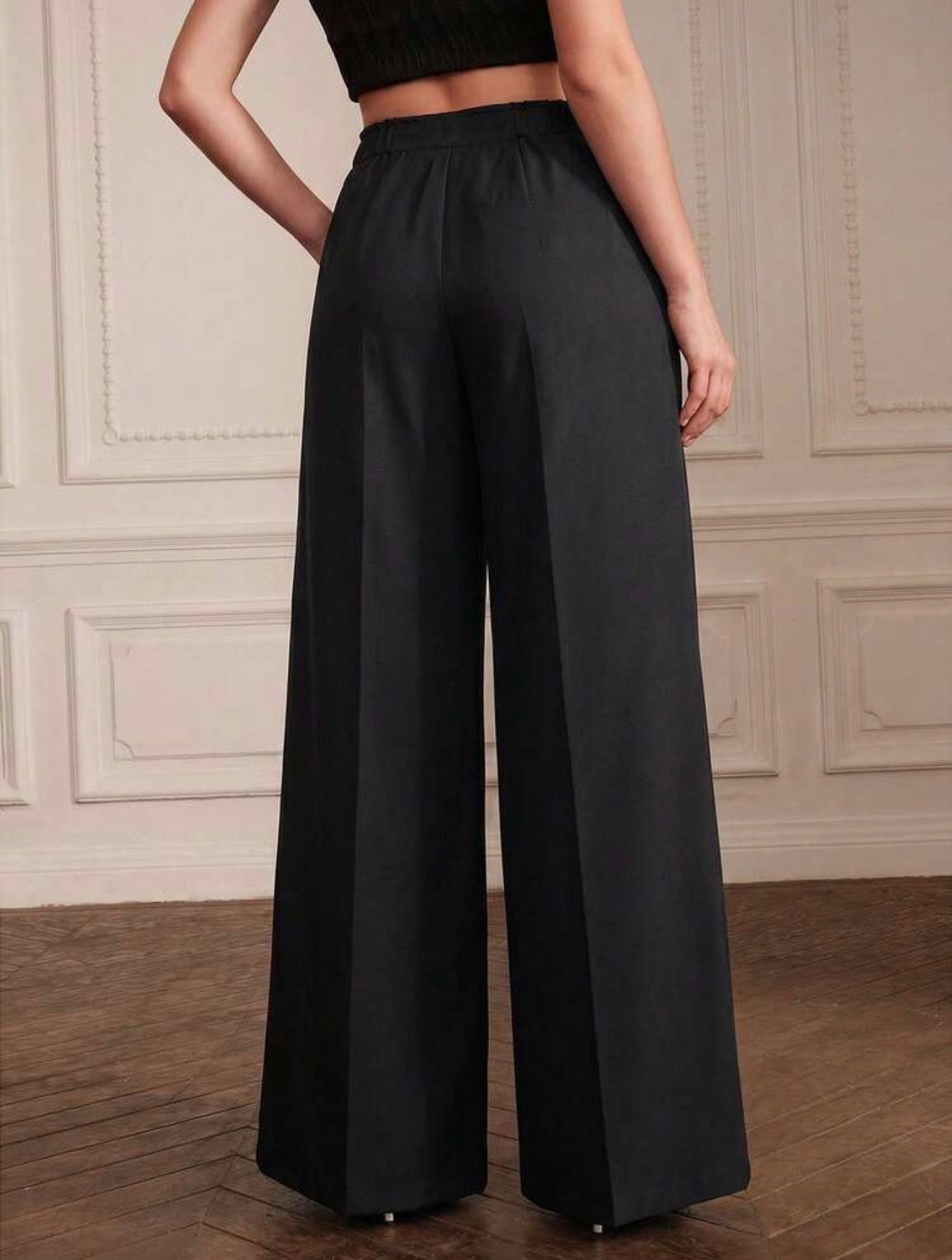 Noir Pleat Pants