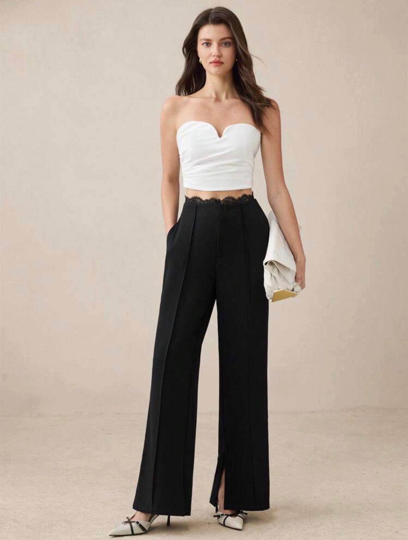 Silhouette Lace Pants