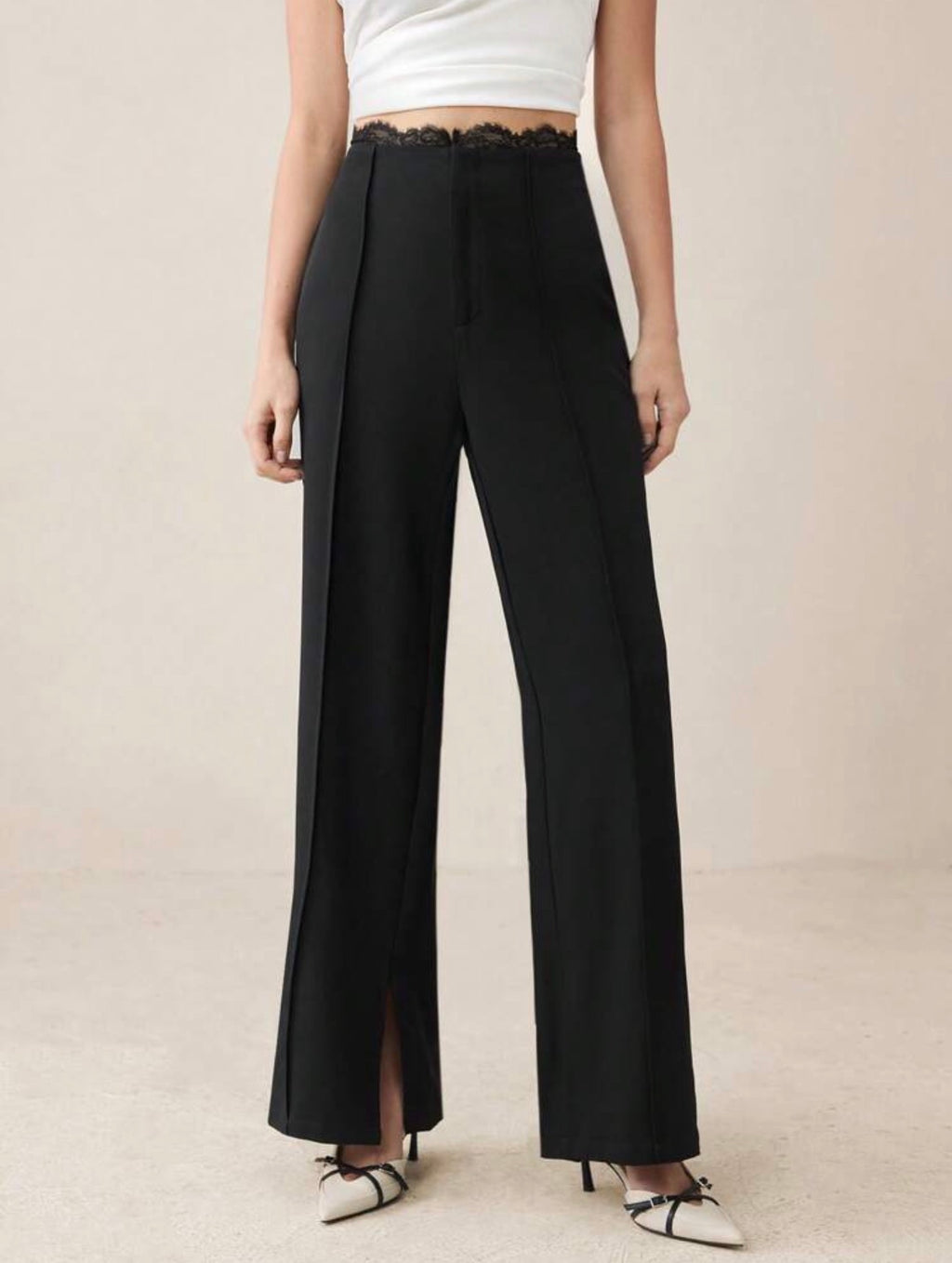Silhouette Lace Pants