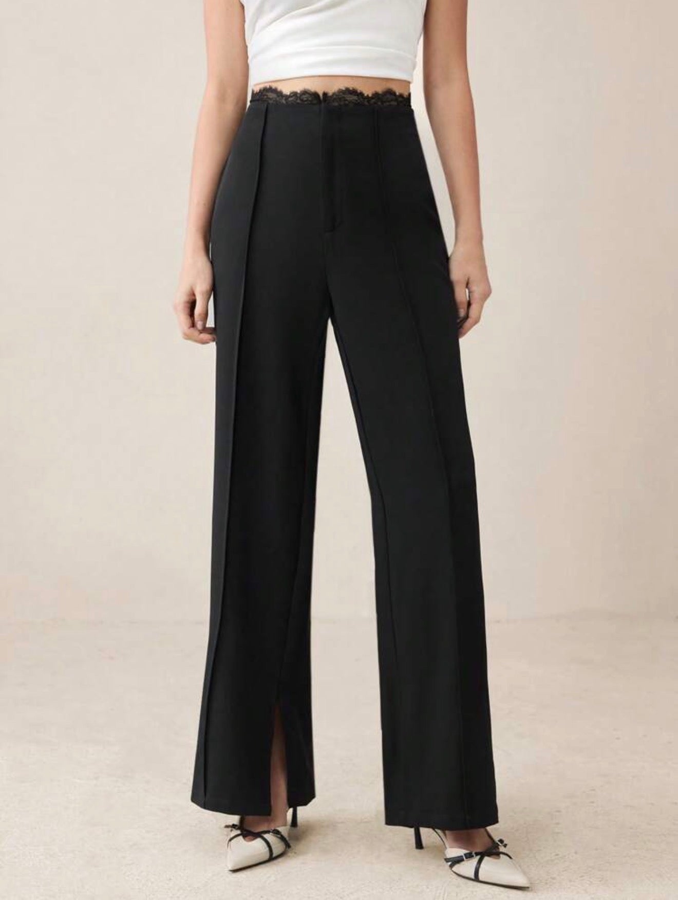 Silhouette Lace Pants