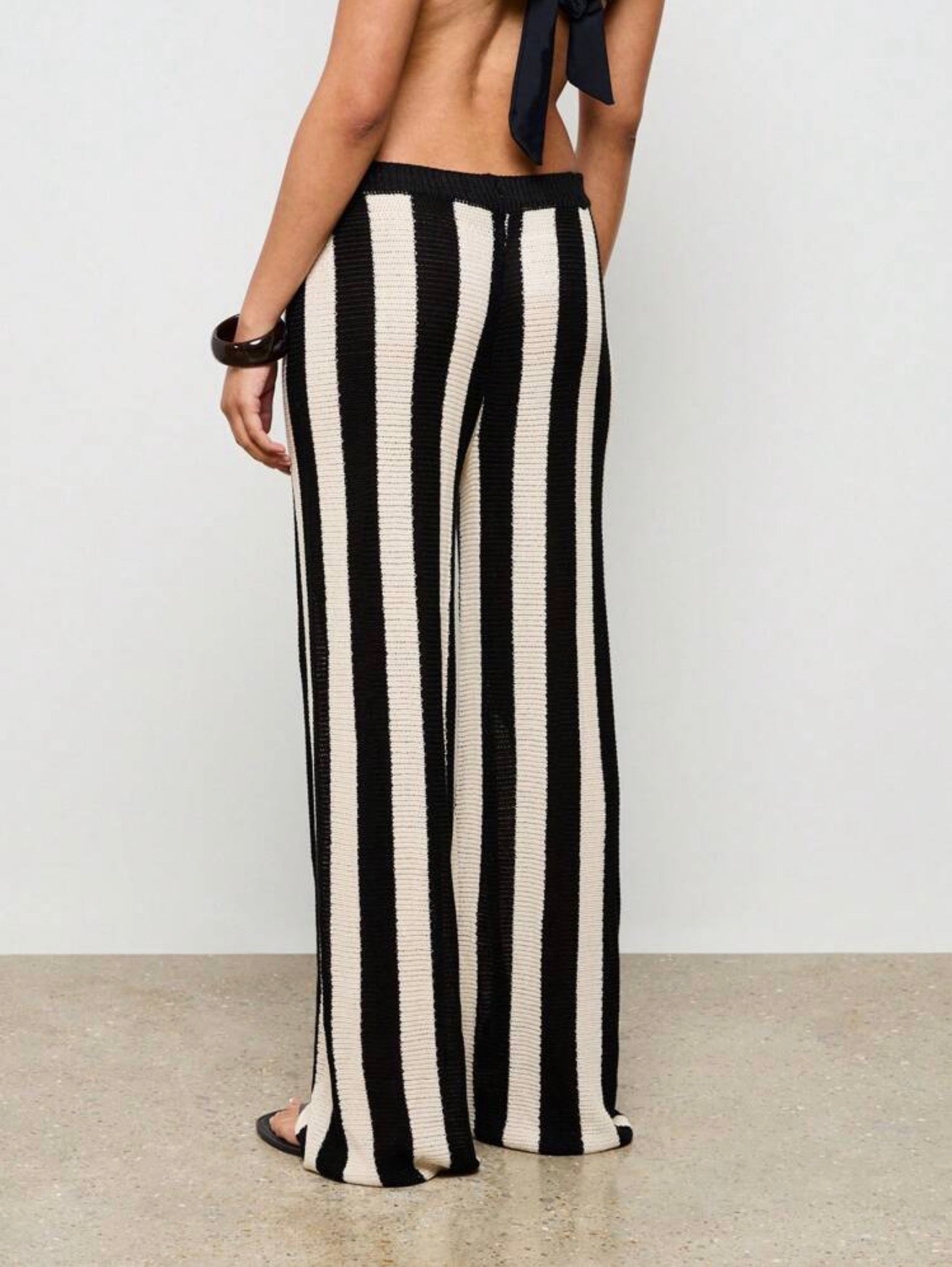 Crochet Stripe Pants