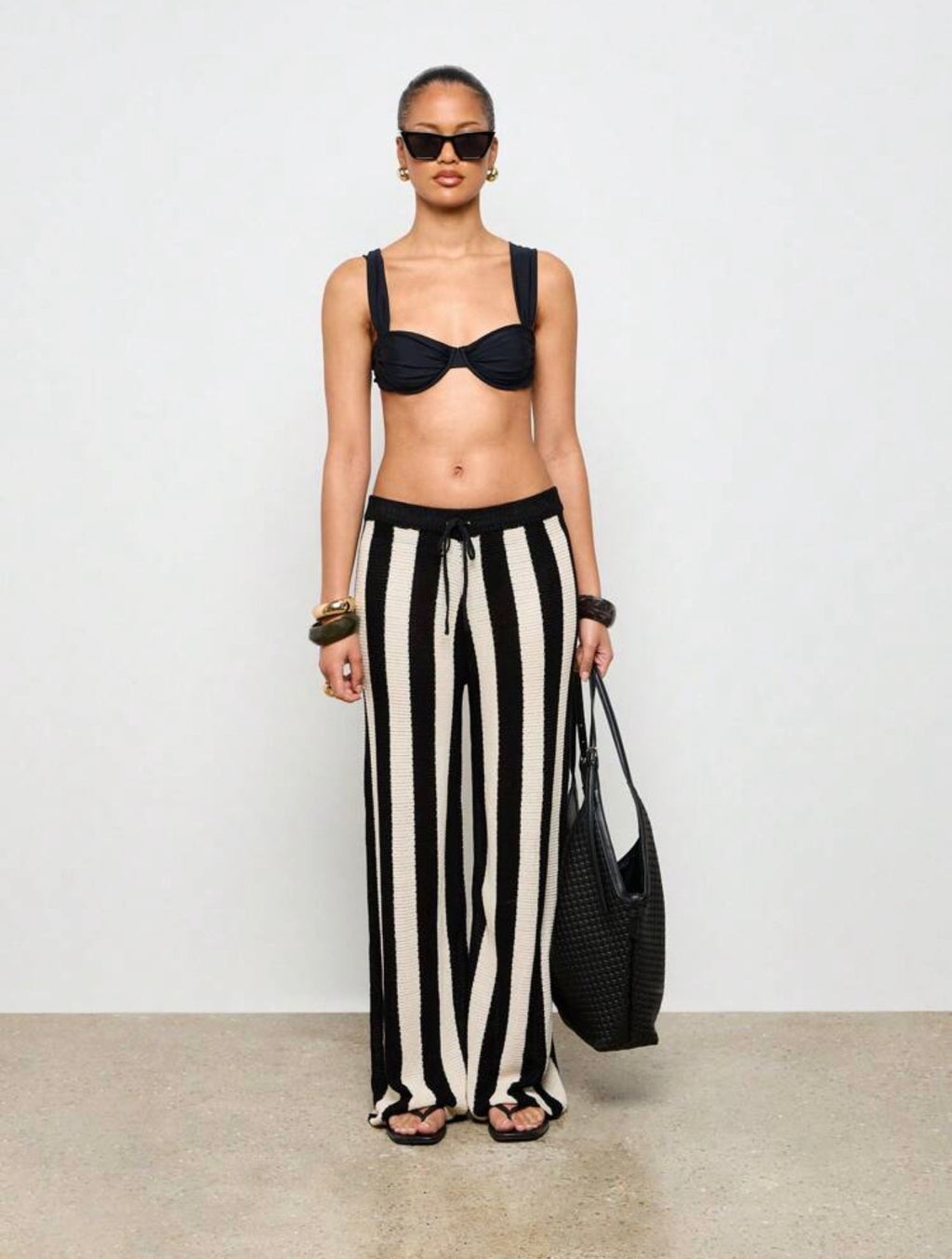 Crochet Stripe Pants
