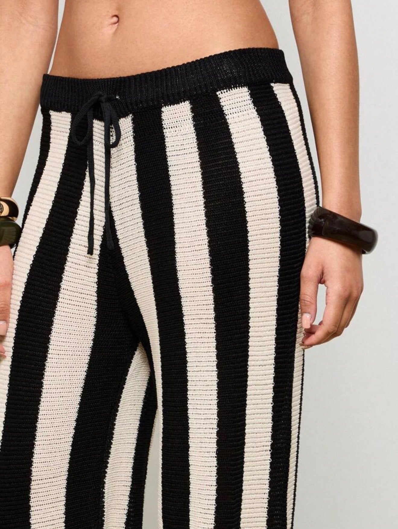 Crochet Stripe Pants