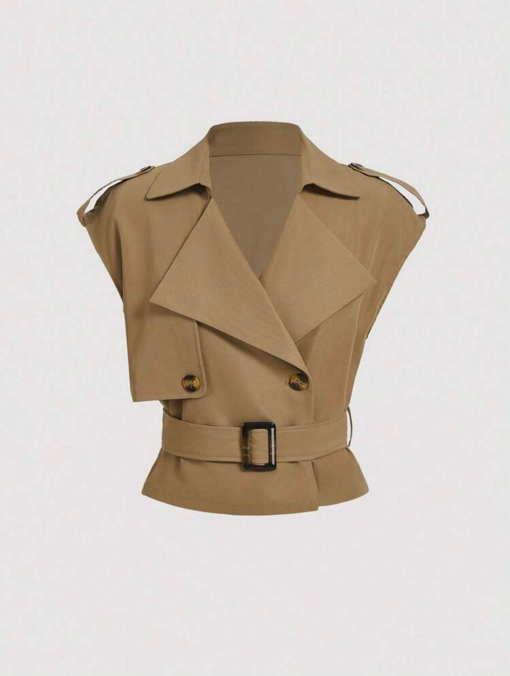 Belted Trench Top