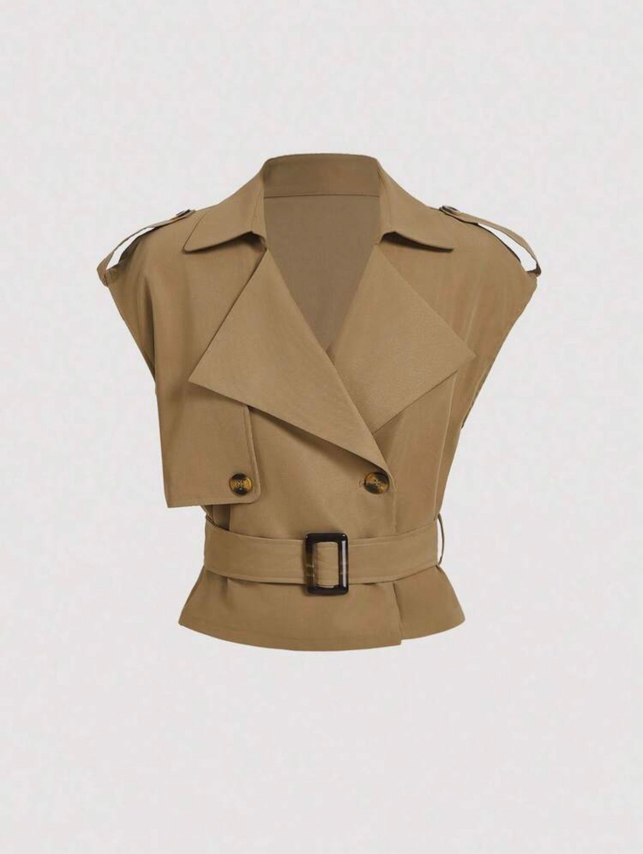 Belted Trench Top