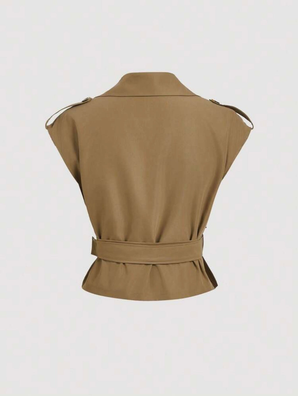 Belted Trench Top