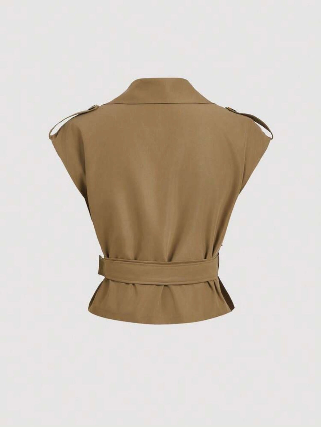 Belted Trench Top