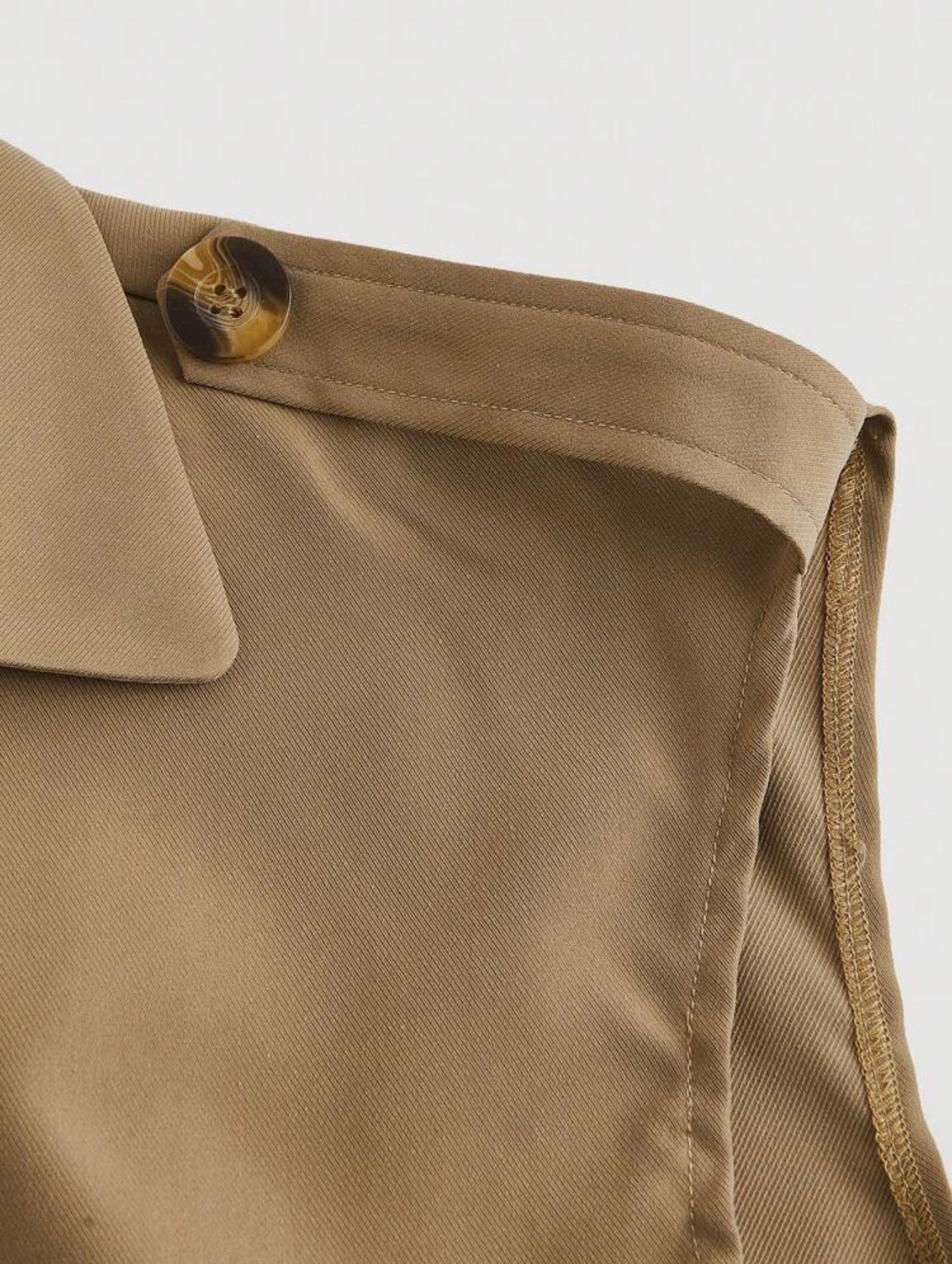 Belted Trench Top