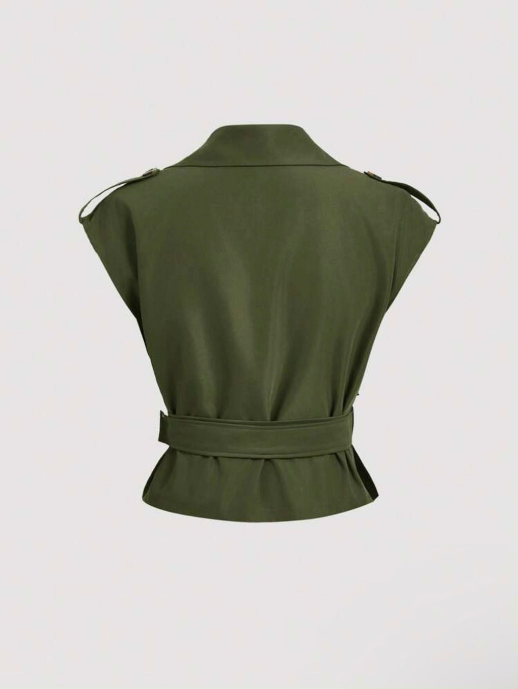 Belted Trench Top