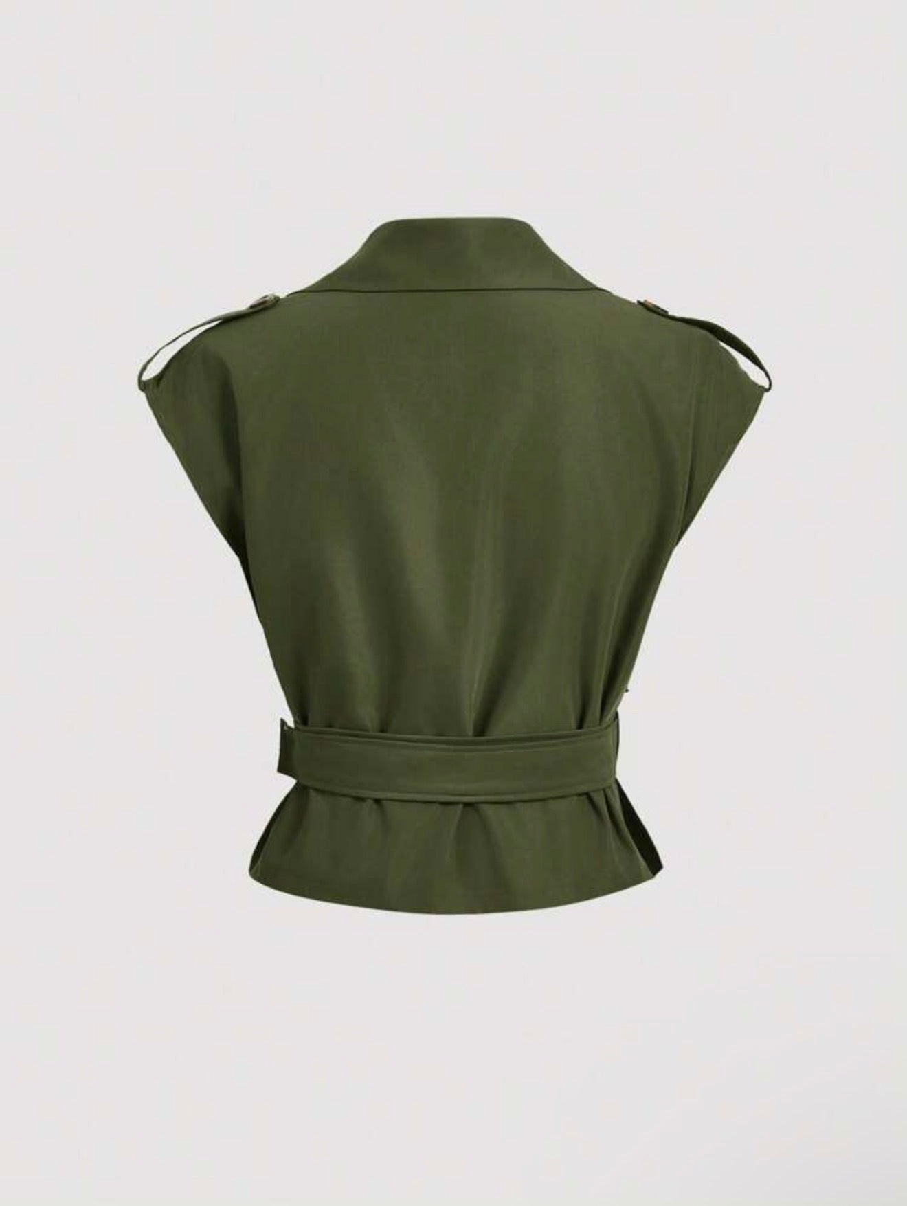 Belted Trench Top