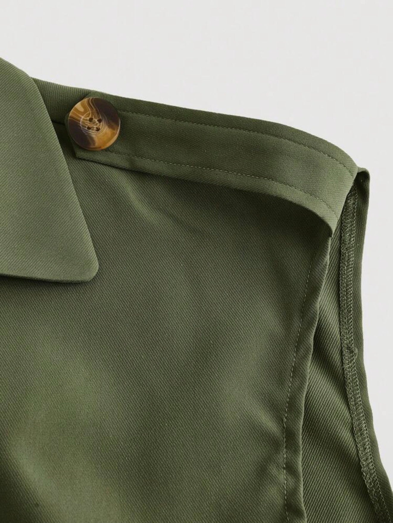Belted Trench Top